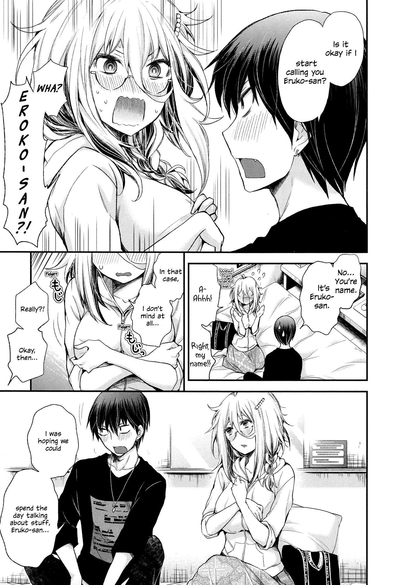 Shingeki no Eroko-san Chapter 7 page 11 - Chapter 7: Perversion 7 – I accidentally showed my angel something obscene, but he actually just told me he likes me so I died