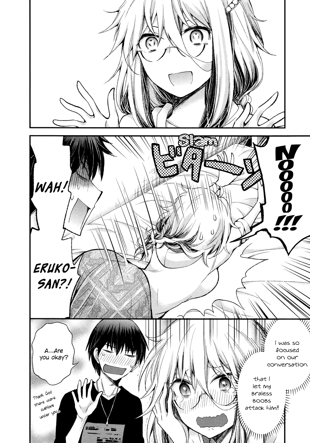 Shingeki no Eroko-san Chapter 7 page 16 - Chapter 7: Perversion 7 – I accidentally showed my angel something obscene, but he actually just told me he likes me so I died