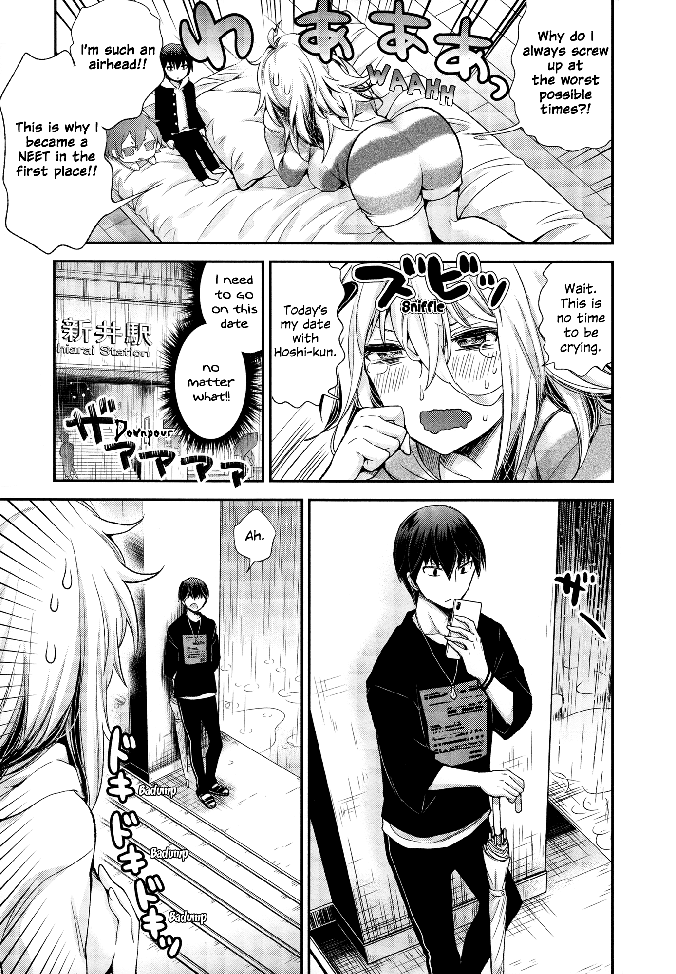 Shingeki no Eroko-san Chapter 7 page 5 - Chapter 7: Perversion 7 – I accidentally showed my angel something obscene, but he actually just told me he likes me so I died