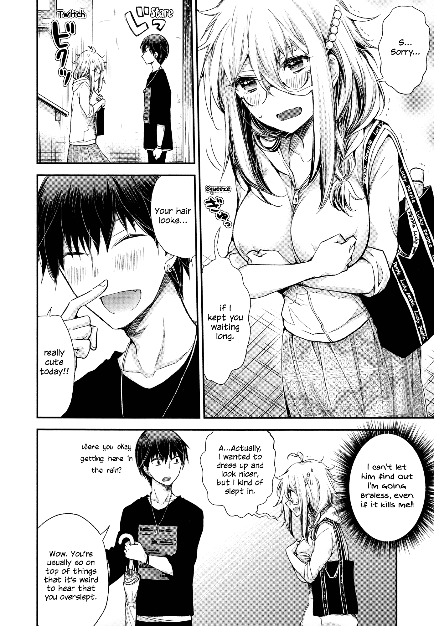 Shingeki no Eroko-san Chapter 7 page 6 - Chapter 7: Perversion 7 – I accidentally showed my angel something obscene, but he actually just told me he likes me so I died