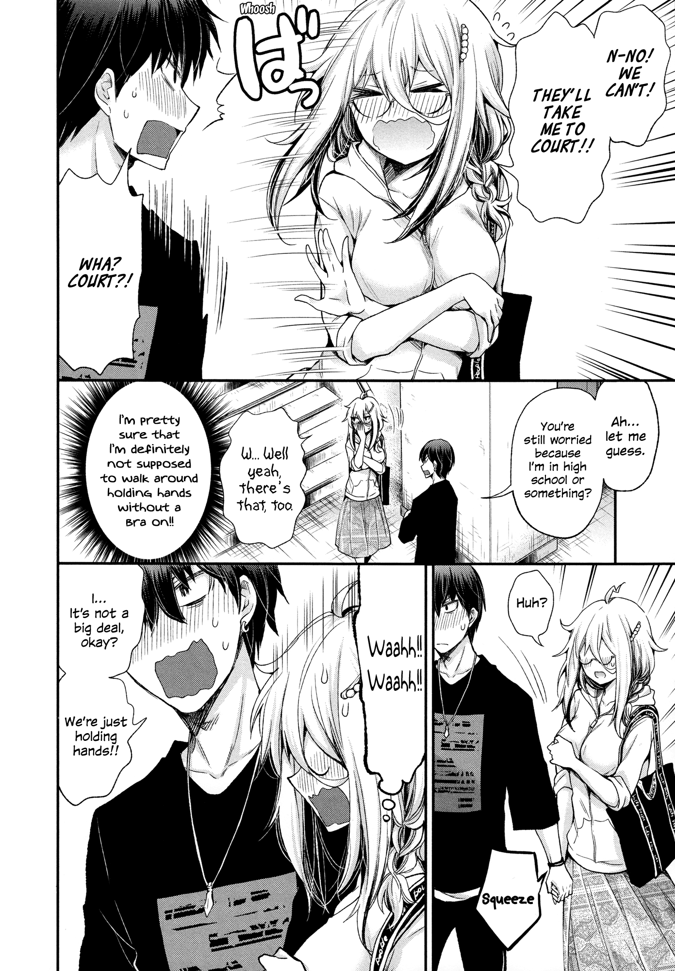 Shingeki no Eroko-san Chapter 7 page 8 - Chapter 7: Perversion 7 – I accidentally showed my angel something obscene, but he actually just told me he likes me so I died