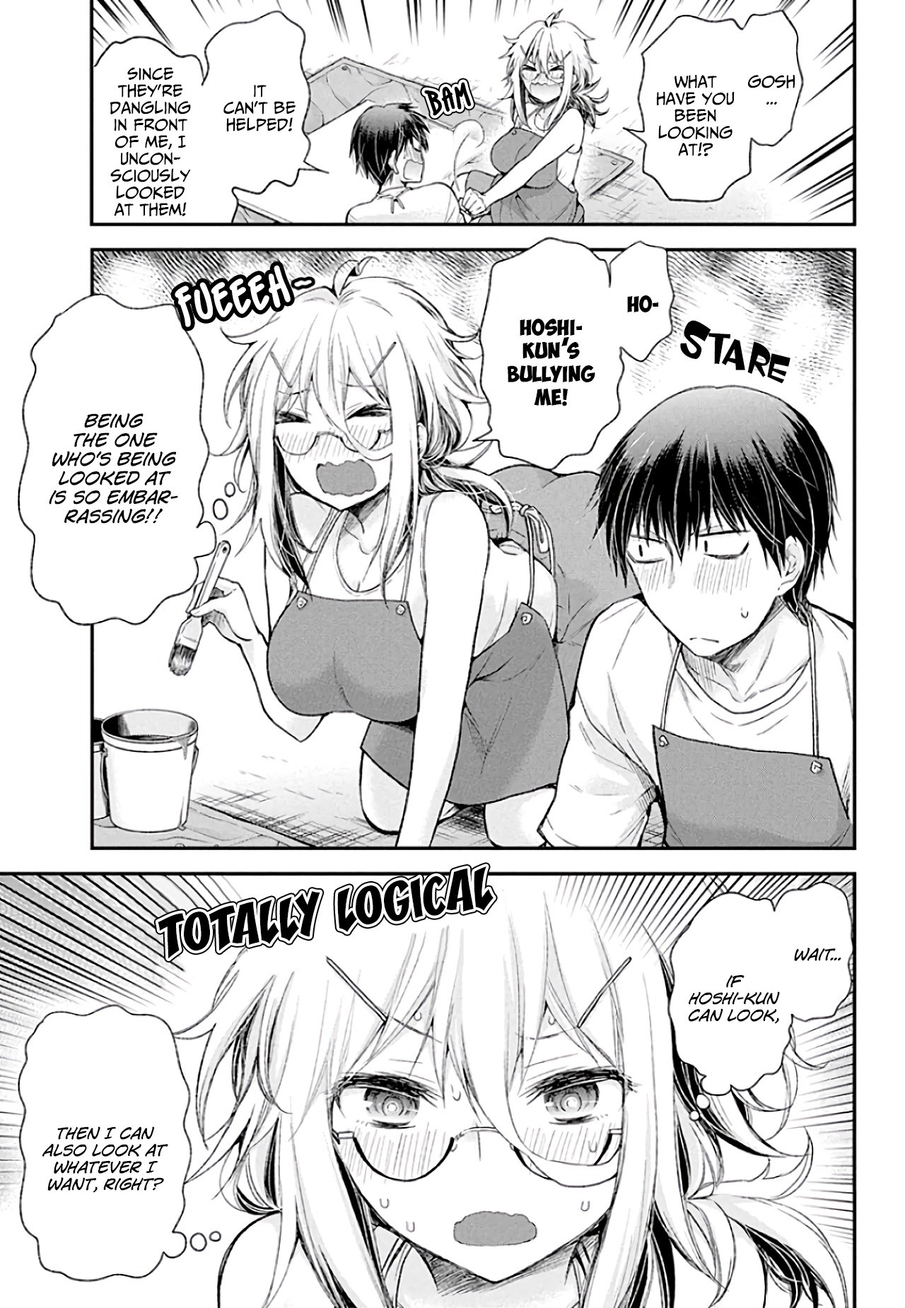 Shingeki no Eroko-san Chapter 8 page 10 - Chapter 8: Suddenly showing me his crotch... Is he gonna propose to me?