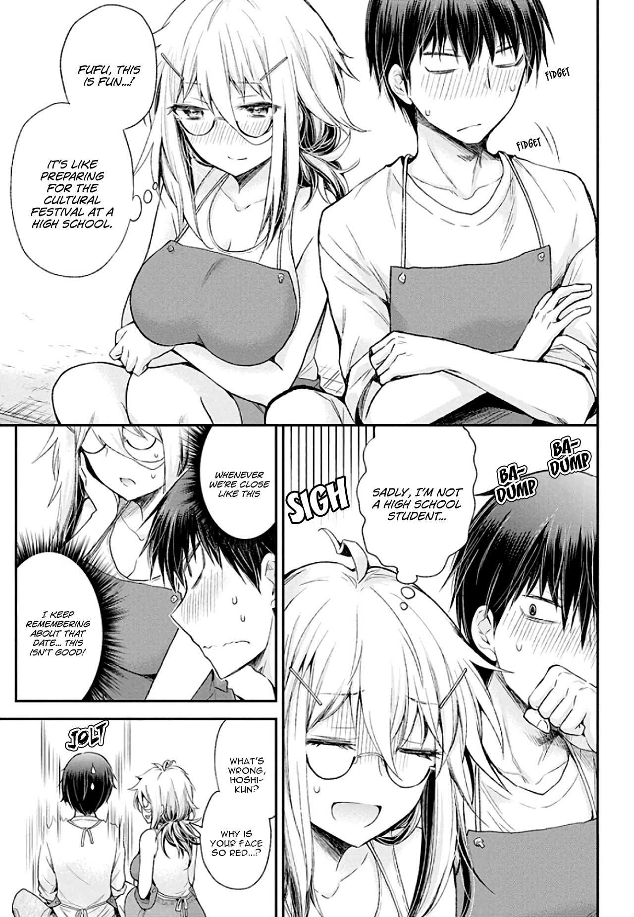Shingeki no Eroko-san Chapter 8 page 14 - Chapter 8: Suddenly showing me his crotch... Is he gonna propose to me?
