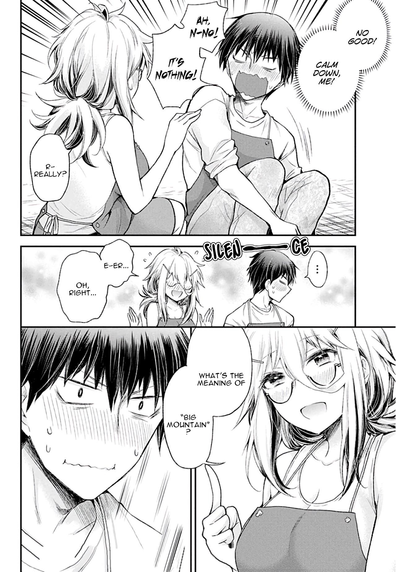 Shingeki no Eroko-san Chapter 8 page 15 - Chapter 8: Suddenly showing me his crotch... Is he gonna propose to me?