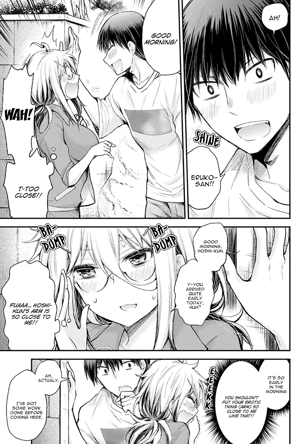 Shingeki no Eroko-san Chapter 8 page 6 - Chapter 8: Suddenly showing me his crotch... Is he gonna propose to me?