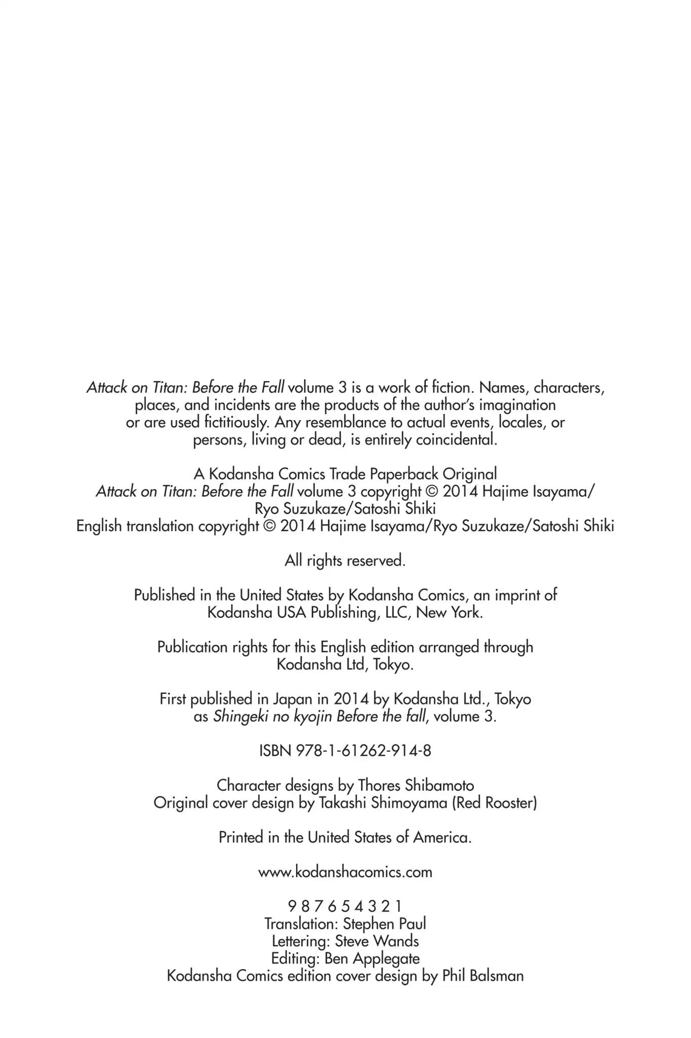 Shingeki no Kyojin - Before the Fall Chapter 10.5 page 20 - Chapter 10.5 : Carlo Piquer's Report