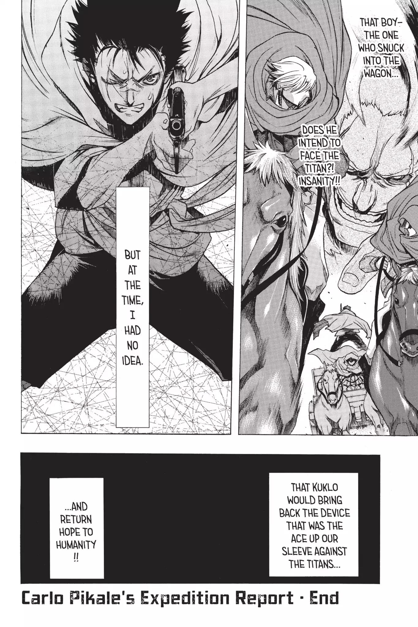 Shingeki no Kyojin - Before the Fall Chapter 10.5 page 9 - Chapter 10.5 : Carlo Piquer's Report