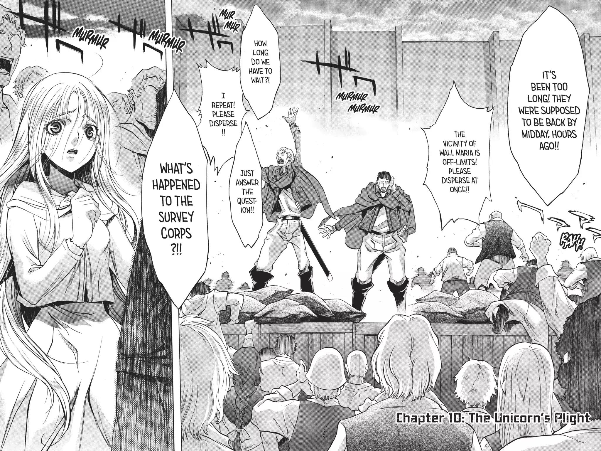 Shingeki no Kyojin - Before the Fall Chapter 10 page 3 - Chapter 10: The Unicorn's Plight