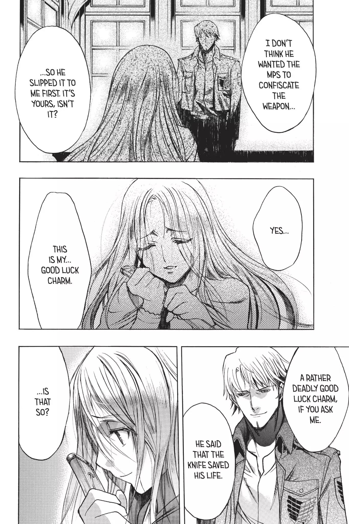 Shingeki no Kyojin - Before the Fall Chapter 11 page 12 - Chapter 11: Serendipity Behind Bars