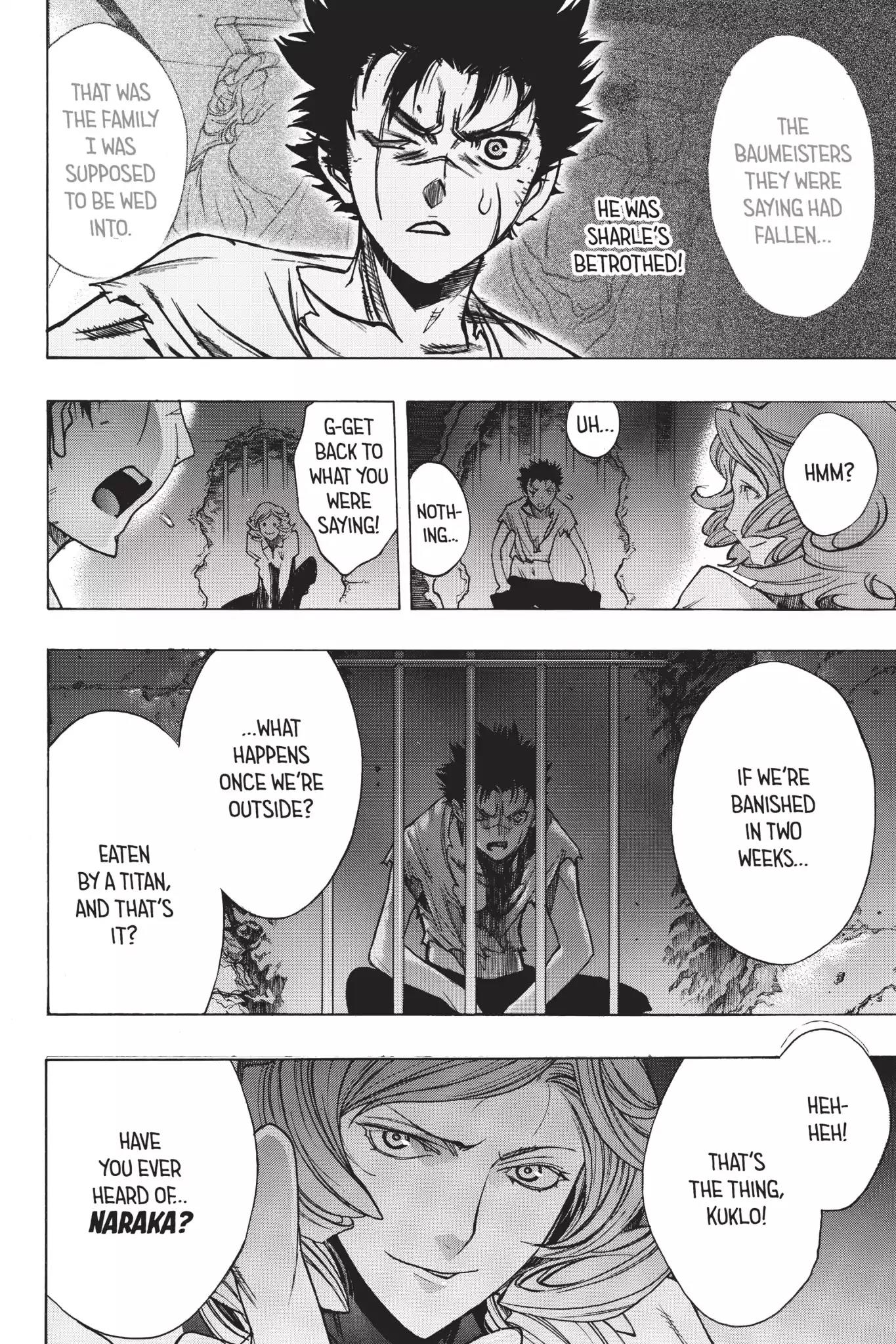 Shingeki no Kyojin - Before the Fall Chapter 11 page 34 - Chapter 11: Serendipity Behind Bars