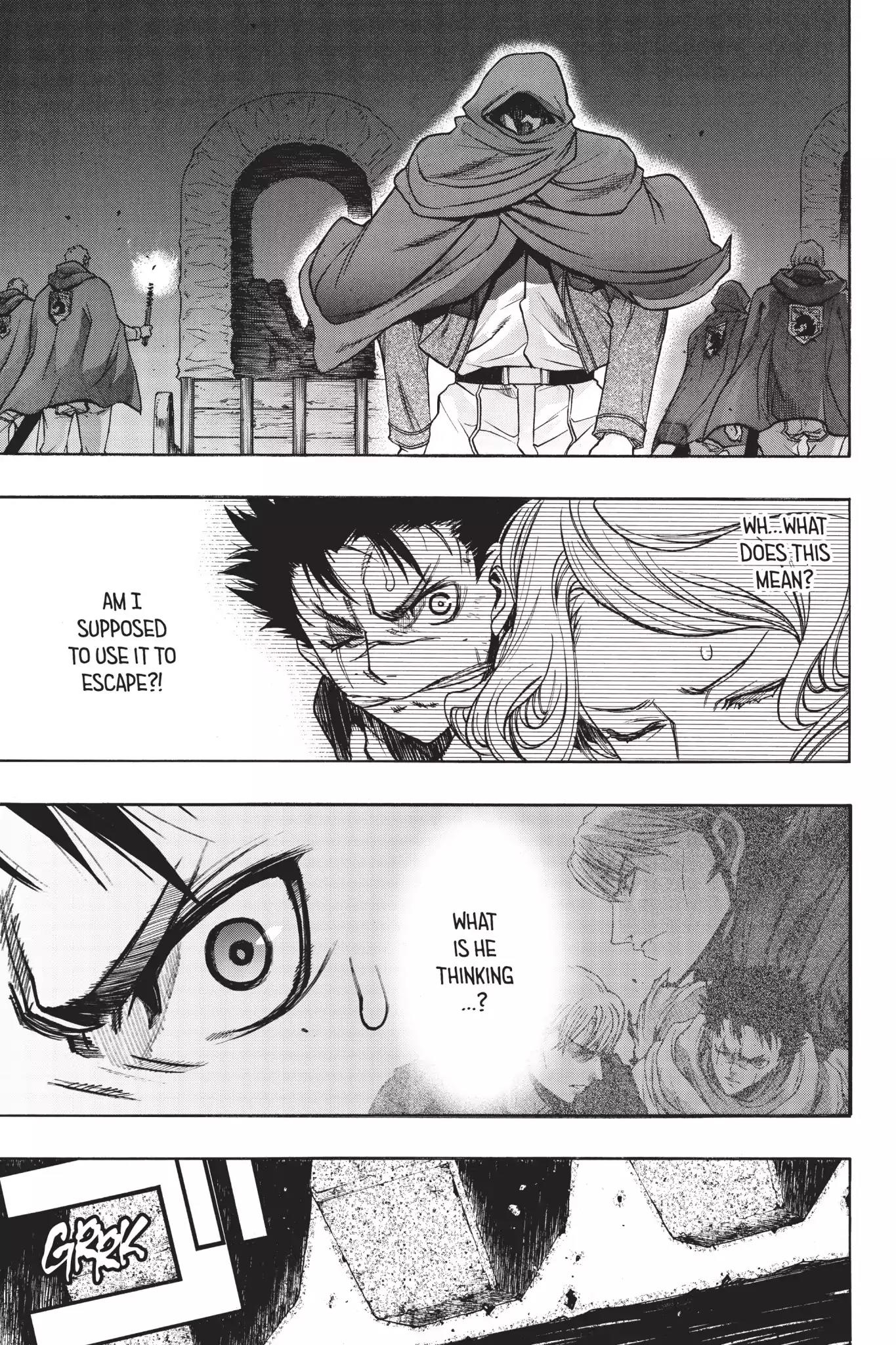 Shingeki no Kyojin - Before the Fall Chapter 11 page 50 - Chapter 11: Serendipity Behind Bars