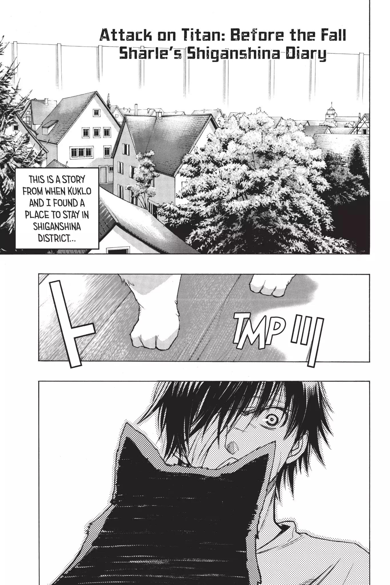 Shingeki no Kyojin - Before the Fall Chapter 13.5 page 2 - Vol.4 Sharle's Shiganshina Diary