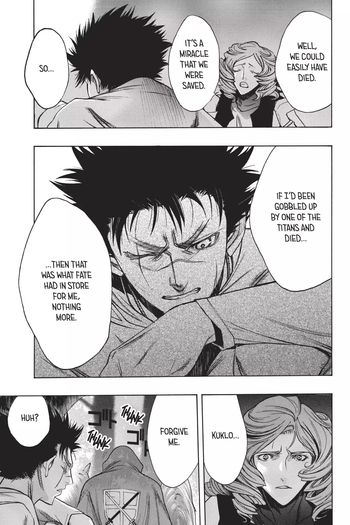 Shingeki no Kyojin - Before the Fall Chapter 13 page 33 - Chapter 13: Left for Dead