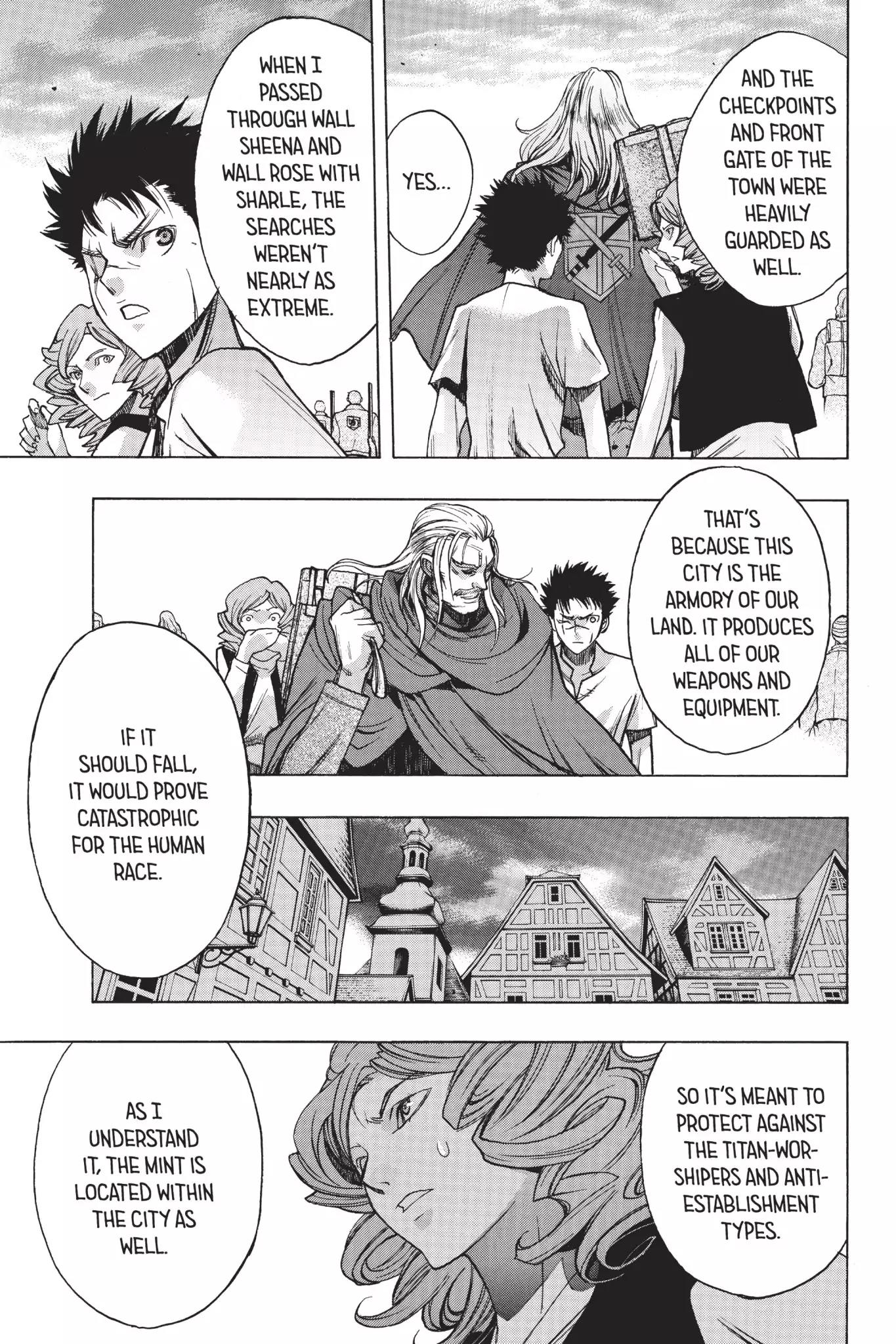 Shingeki no Kyojin - Before the Fall Chapter 14 page 22 - Chapter 14: Visitors to the Industrial City