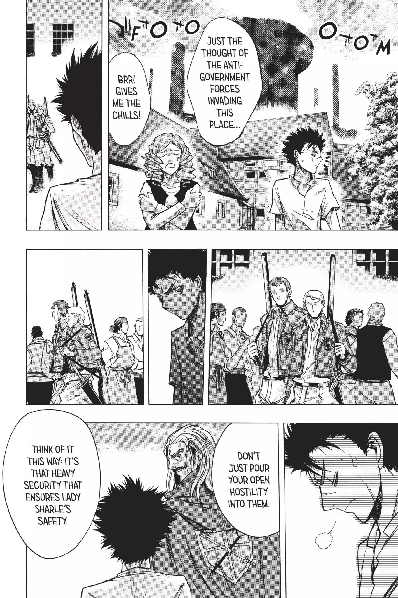 Shingeki no Kyojin - Before the Fall Chapter 14 page 23 - Chapter 14: Visitors to the Industrial City