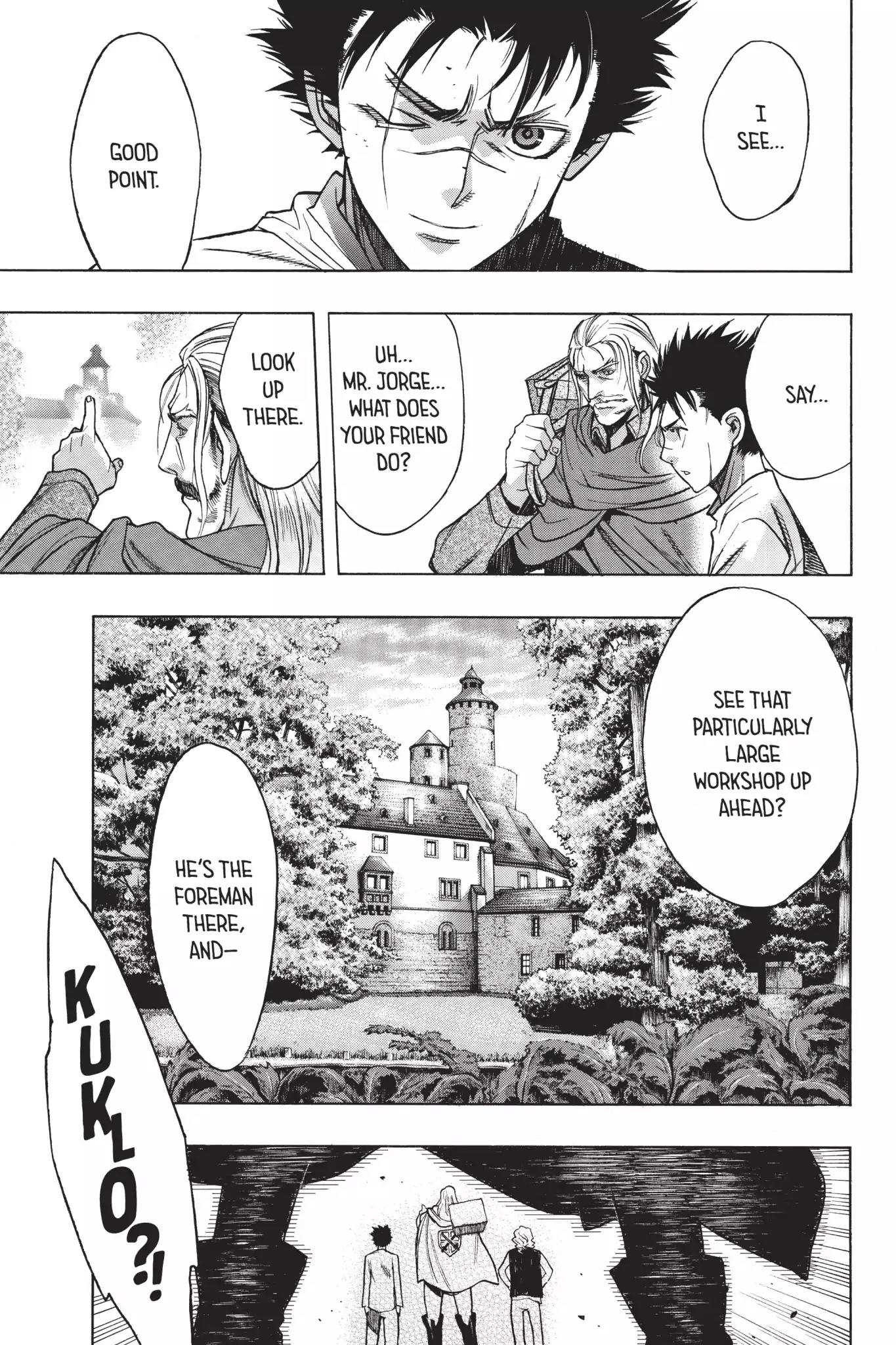 Shingeki no Kyojin - Before the Fall Chapter 14 page 24 - Chapter 14: Visitors to the Industrial City