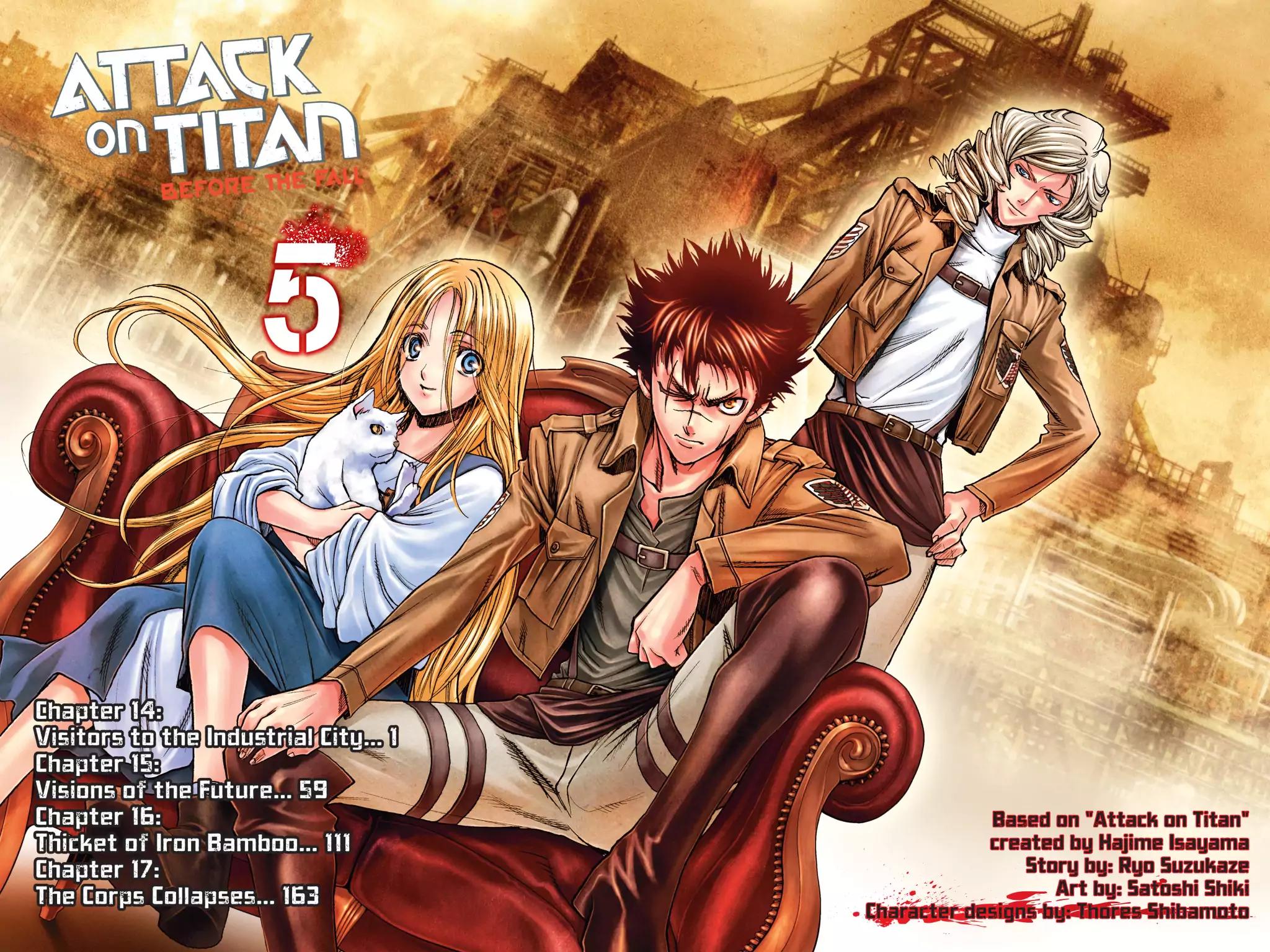 Shingeki no Kyojin - Before the Fall Chapter 14 page 3 - Chapter 14: Visitors to the Industrial City