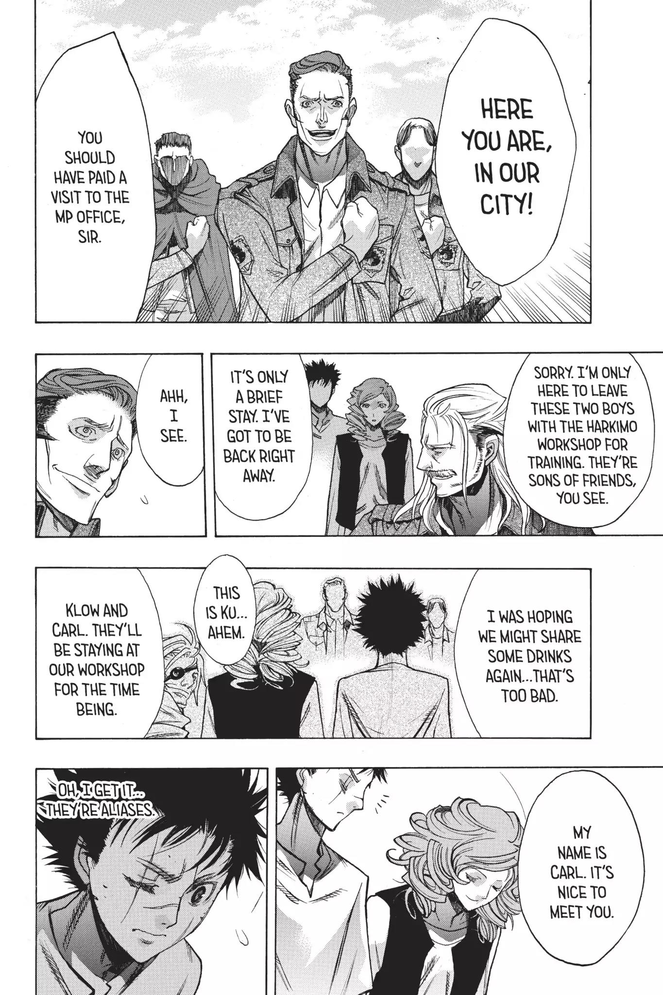 Shingeki no Kyojin - Before the Fall Chapter 16 page 19 - Chapter 16: Thicket of Iron Bamboo