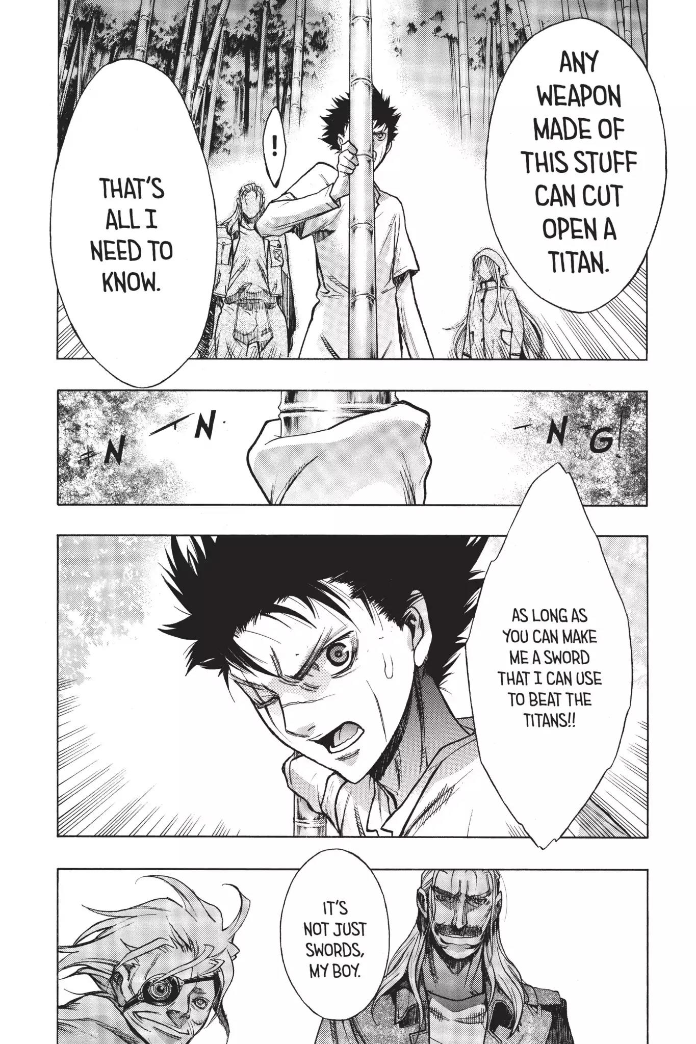 Shingeki no Kyojin - Before the Fall Chapter 16 page 34 - Chapter 16: Thicket of Iron Bamboo