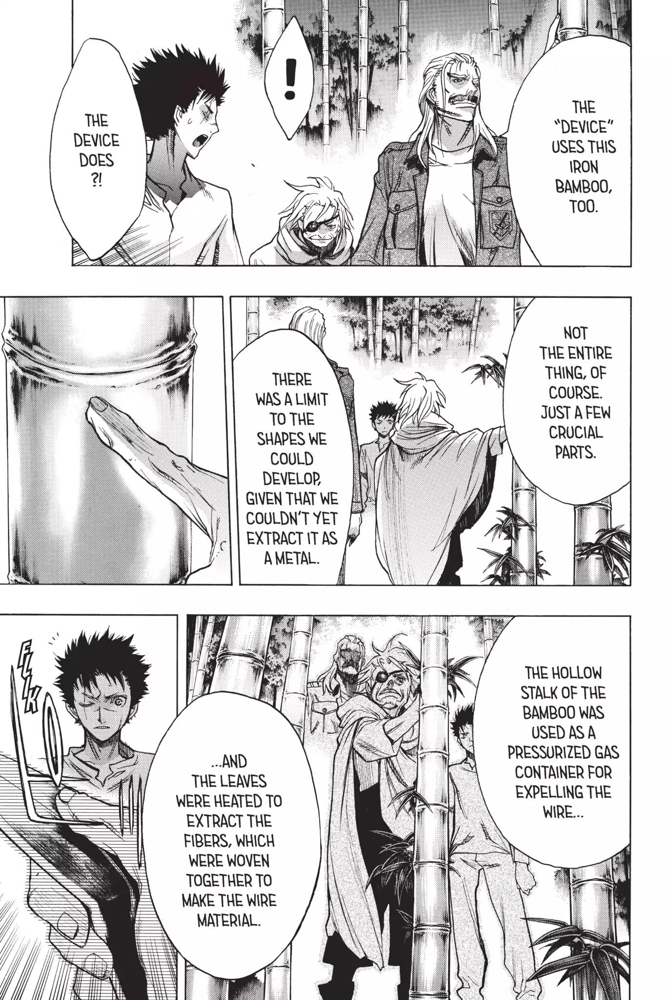 Shingeki no Kyojin - Before the Fall Chapter 16 page 35 - Chapter 16: Thicket of Iron Bamboo