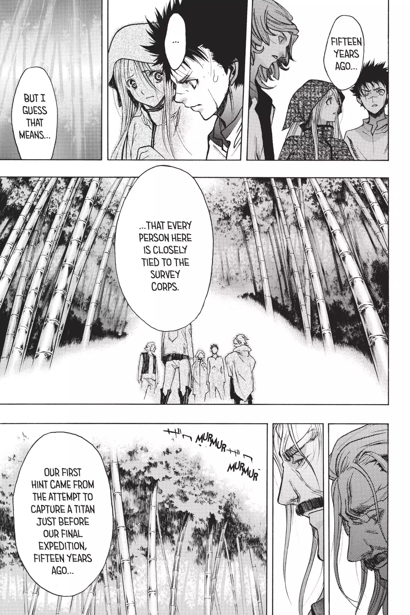 Shingeki no Kyojin - Before the Fall Chapter 16 page 43 - Chapter 16: Thicket of Iron Bamboo