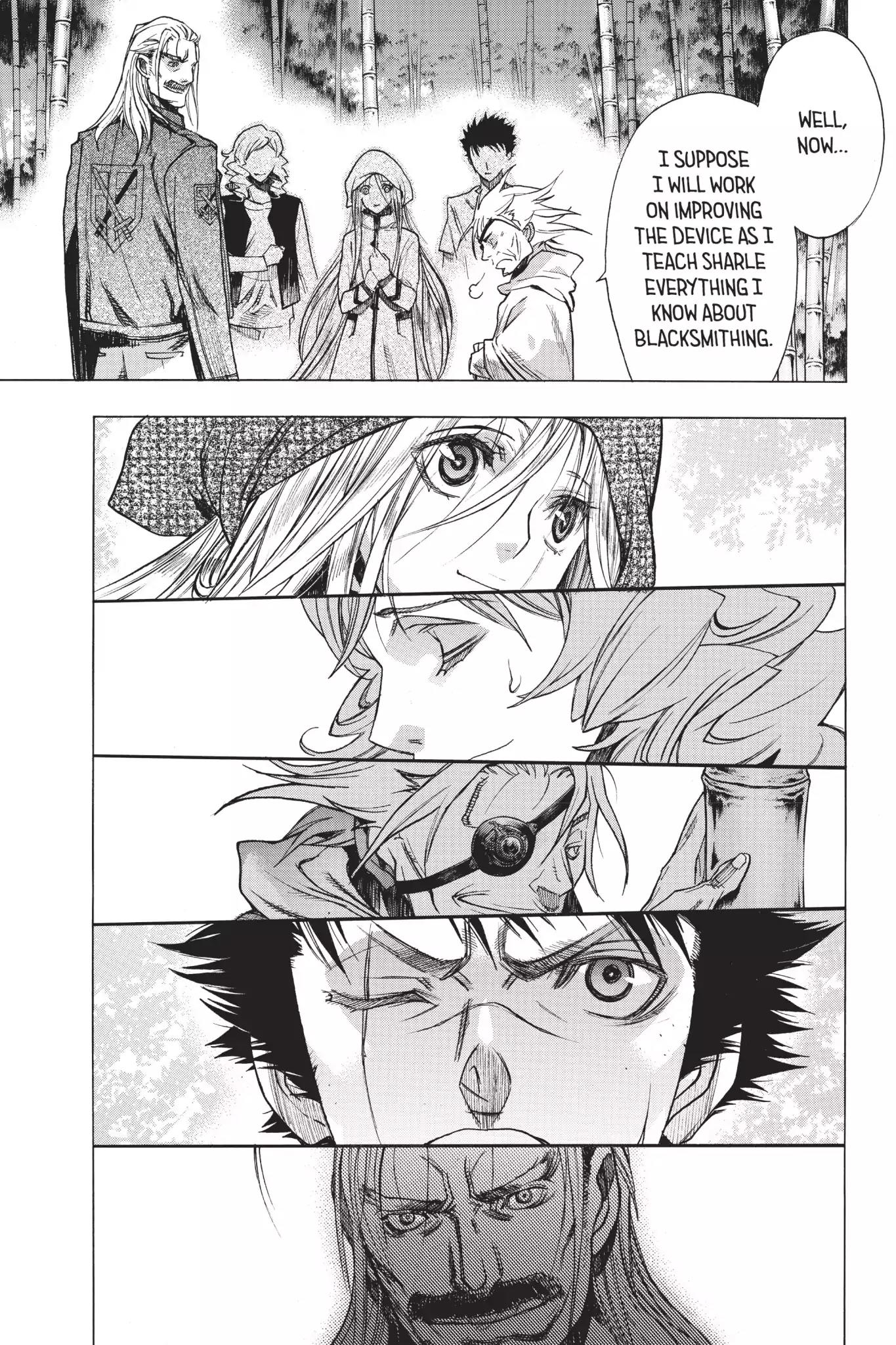 Shingeki no Kyojin - Before the Fall Chapter 19 page 34 - Chapter 19 : Oath in the Bamboo Thicket