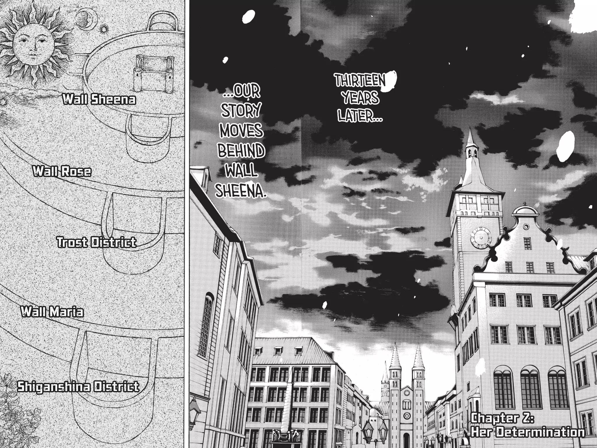 Shingeki no Kyojin - Before the Fall Chapter 2 page 3 - Chapter 2: Her Determination