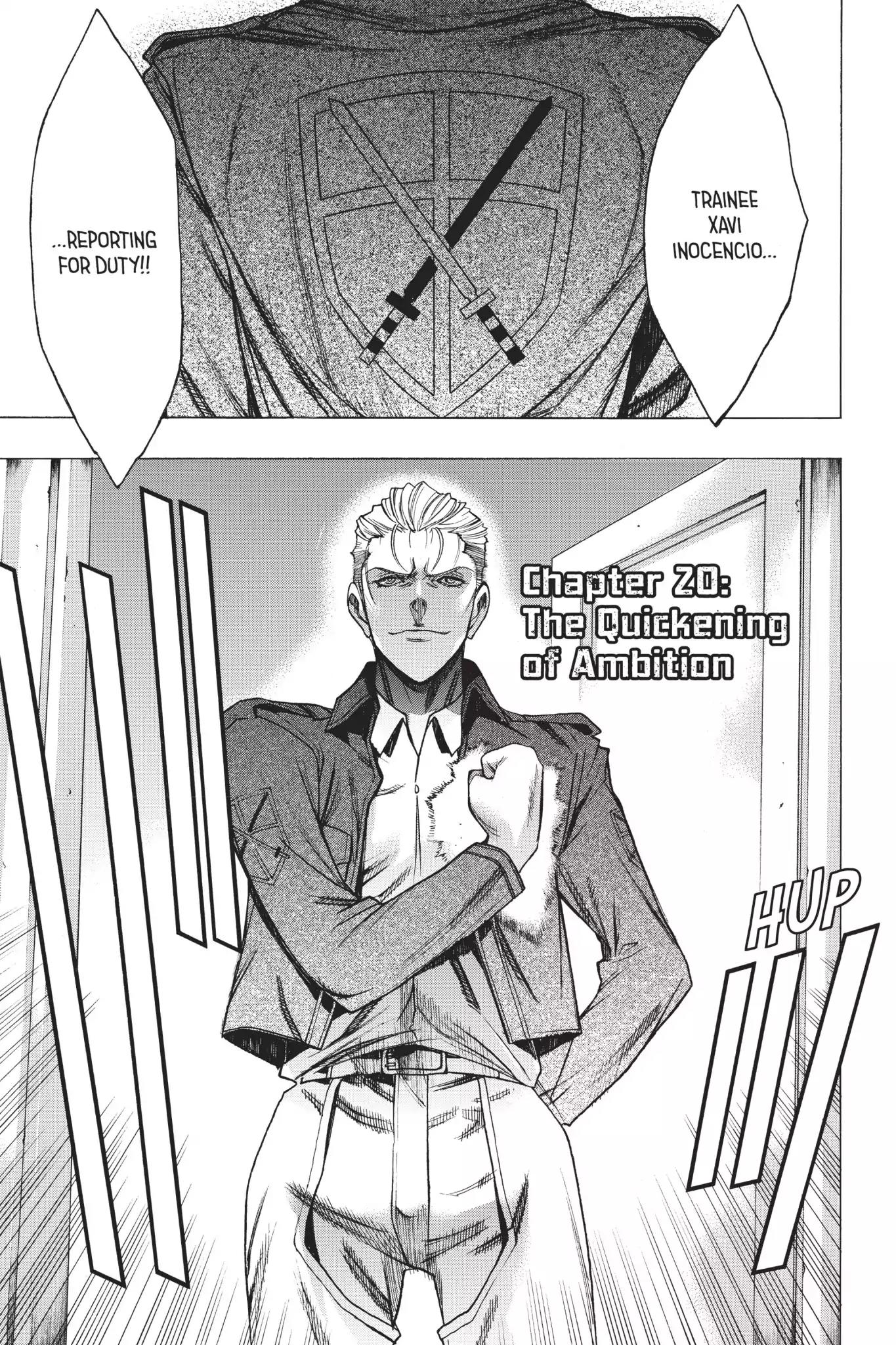 Shingeki no Kyojin - Before the Fall Chapter 20 page 2 - Chapter 20 : The Quickening of Ambition