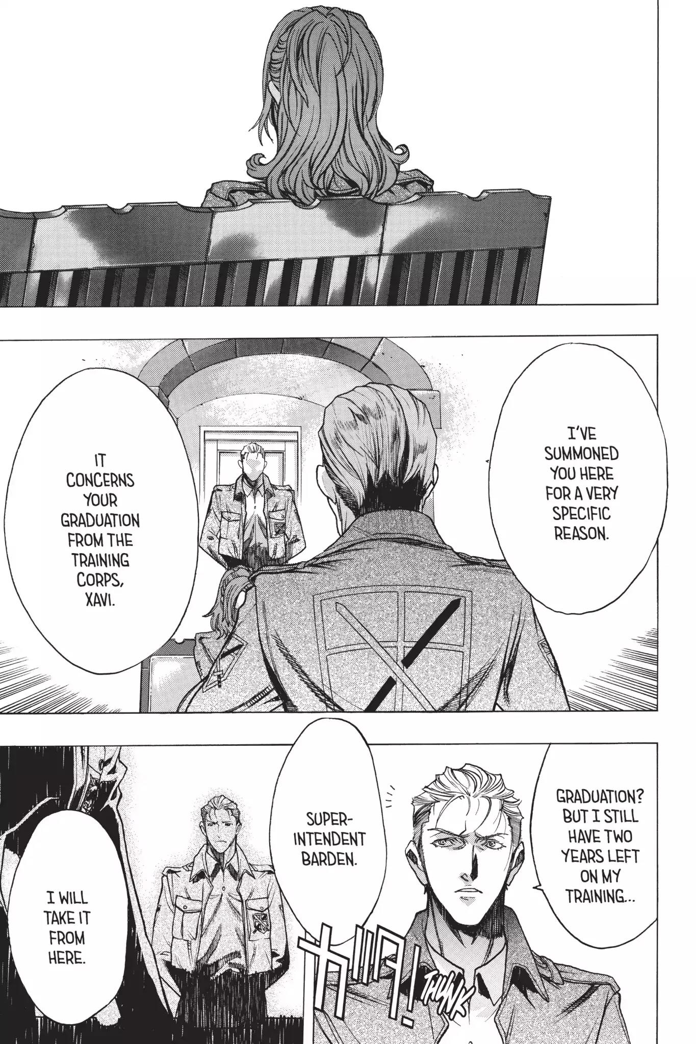 Shingeki no Kyojin - Before the Fall Chapter 20 page 4 - Chapter 20 : The Quickening of Ambition