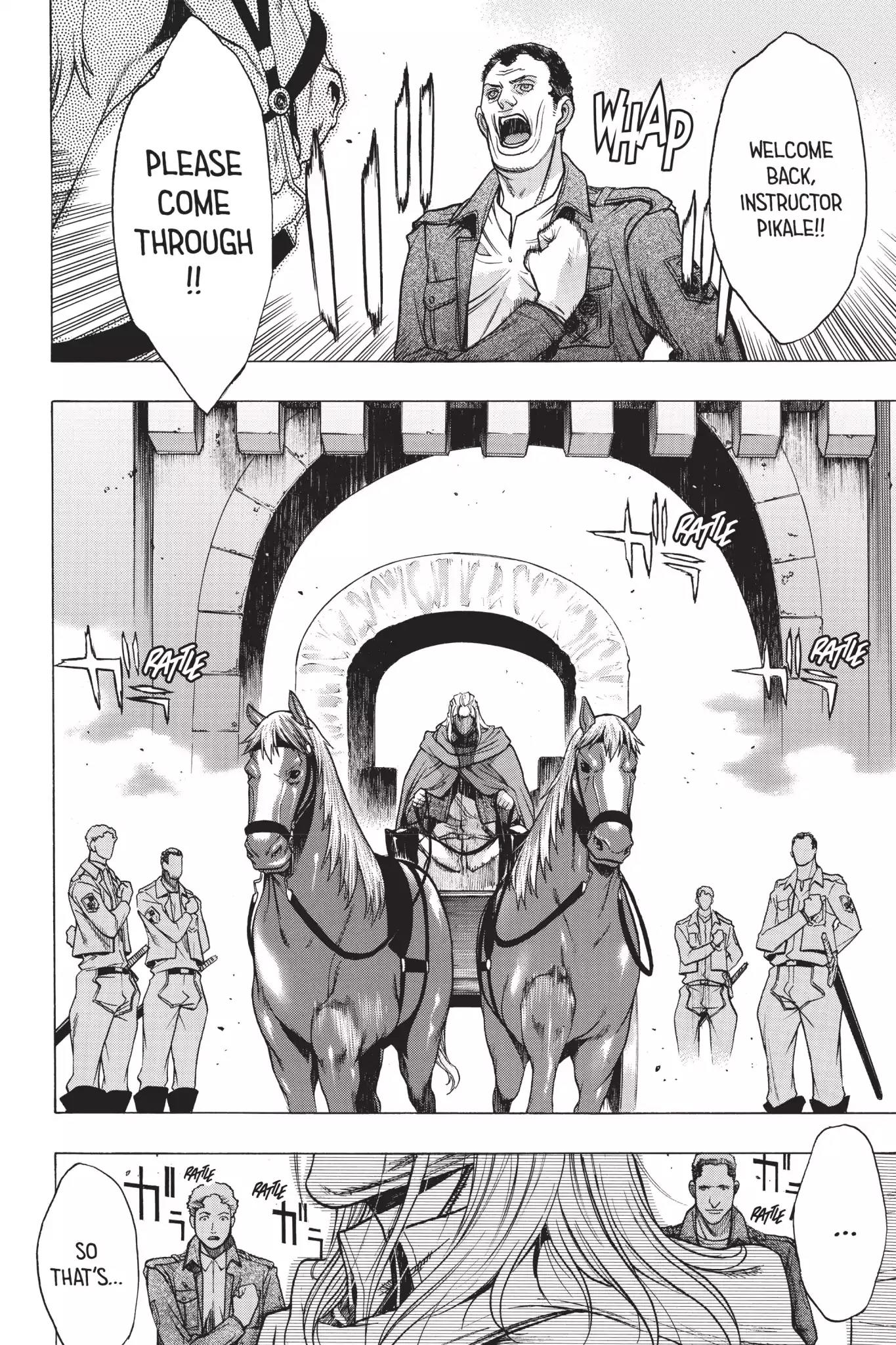 Shingeki no Kyojin - Before the Fall Chapter 22 page 3 - Chapter 22 : Abyss Below the Wall