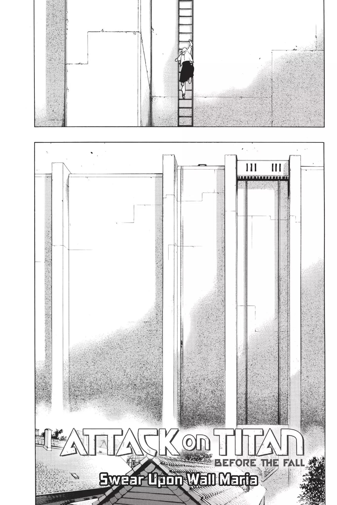 Shingeki no Kyojin - Before the Fall Chapter 24.5 page 3 - Vol.7 Swear Upon Wall Maria
