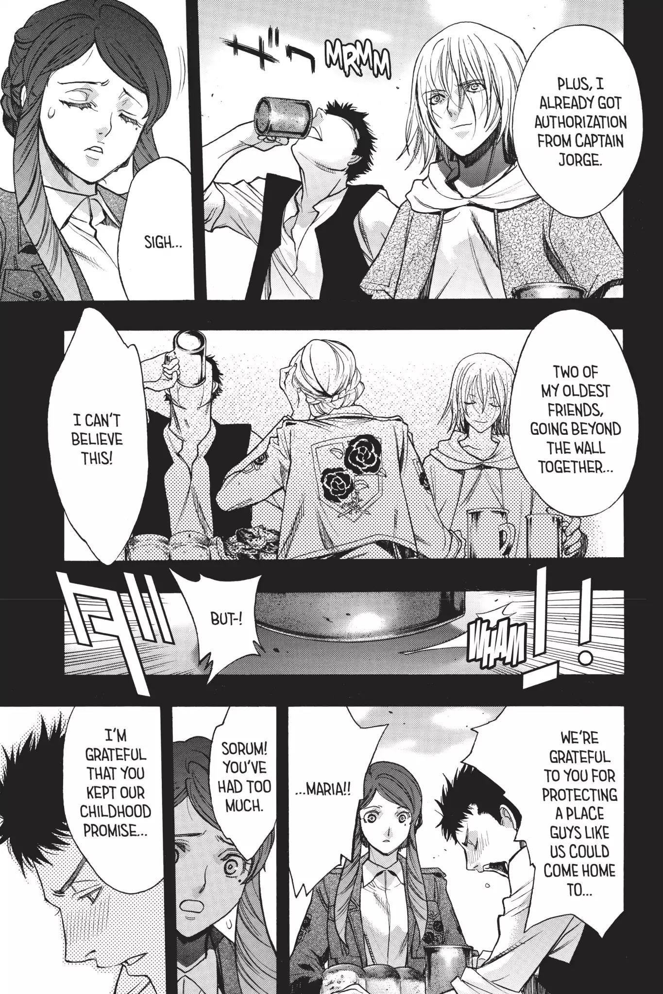 Shingeki no Kyojin - Before the Fall Chapter 24.5 page 8 - Vol.7 Swear Upon Wall Maria