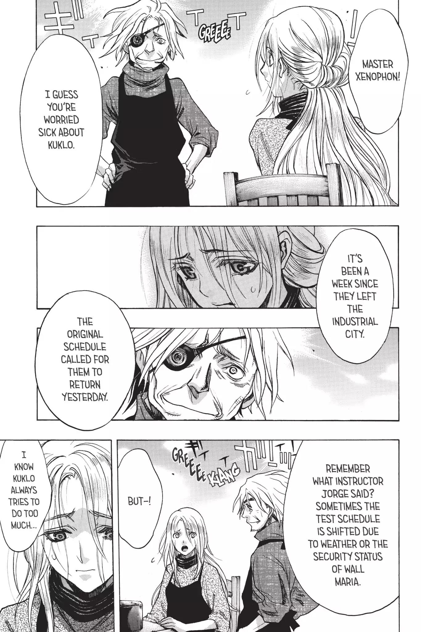 Shingeki no Kyojin - Before the Fall Chapter 25 page 6 - Chapter 25: Disturbance in the City