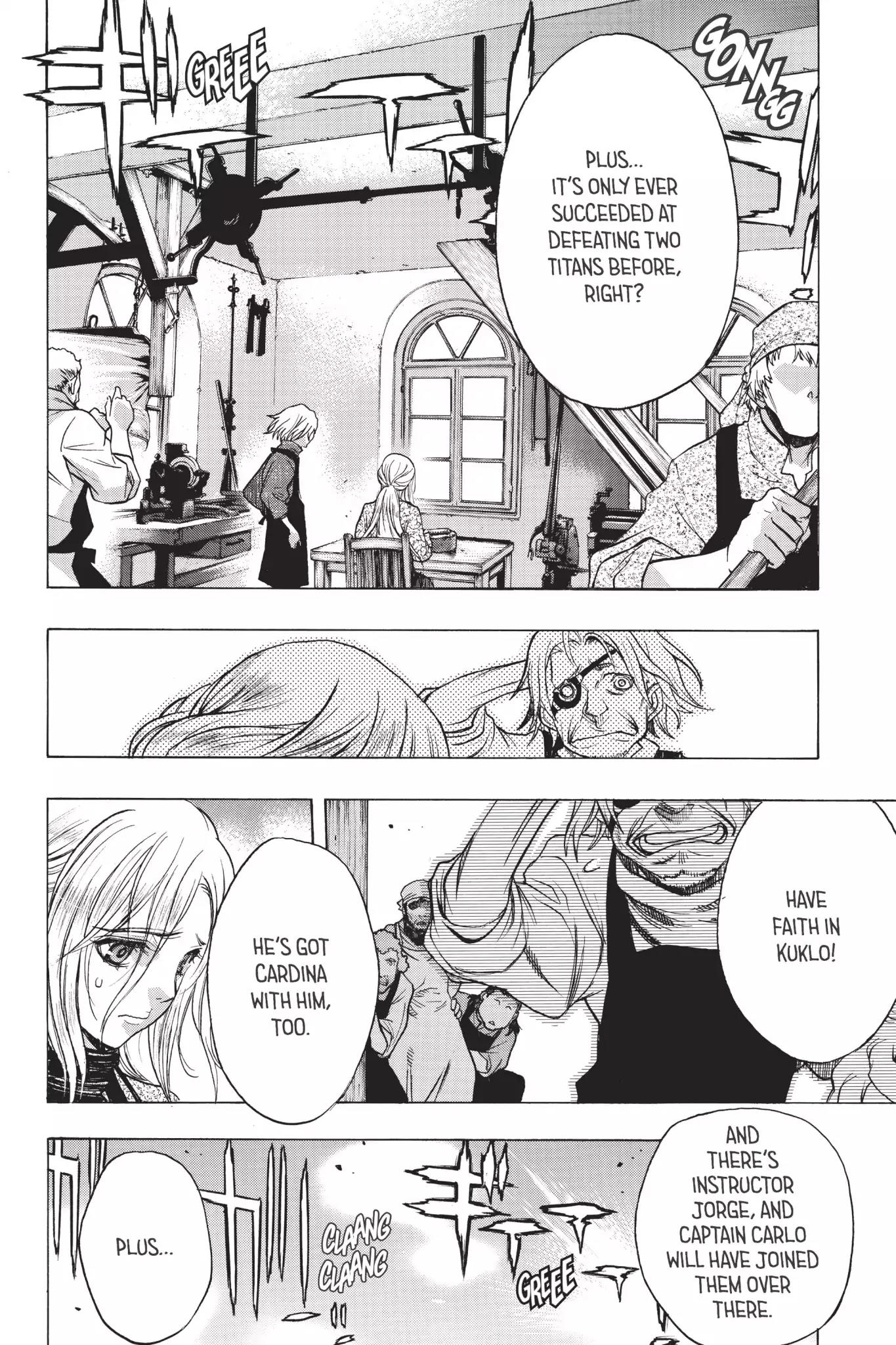 Shingeki no Kyojin - Before the Fall Chapter 25 page 7 - Chapter 25: Disturbance in the City