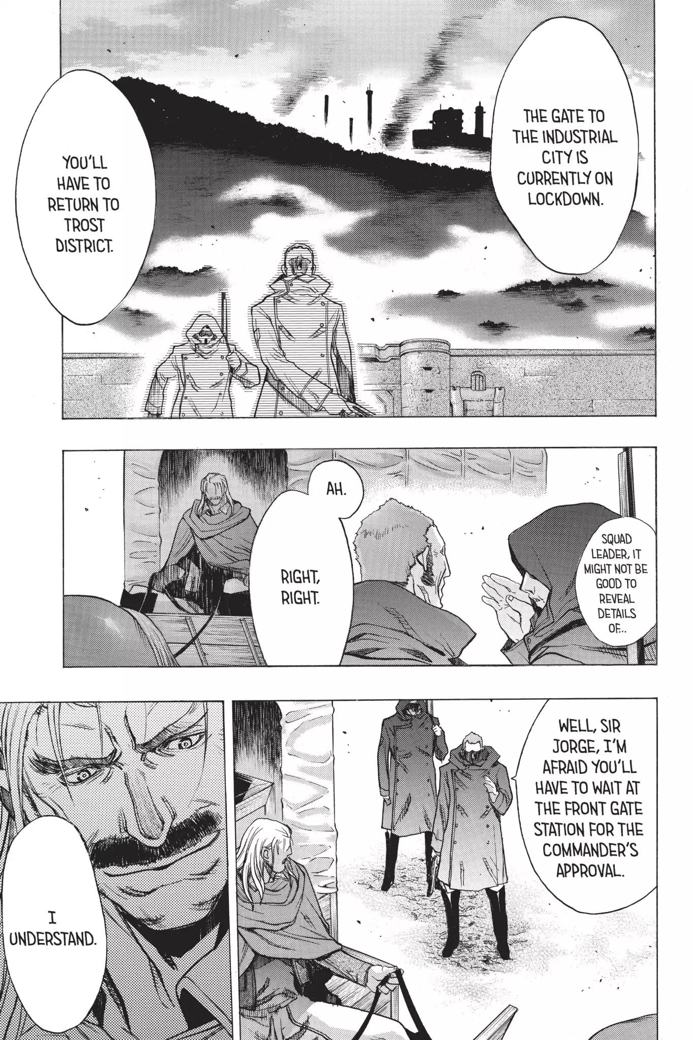 Shingeki no Kyojin - Before the Fall Chapter 28 page 43 - Chapter 28: Dense Space