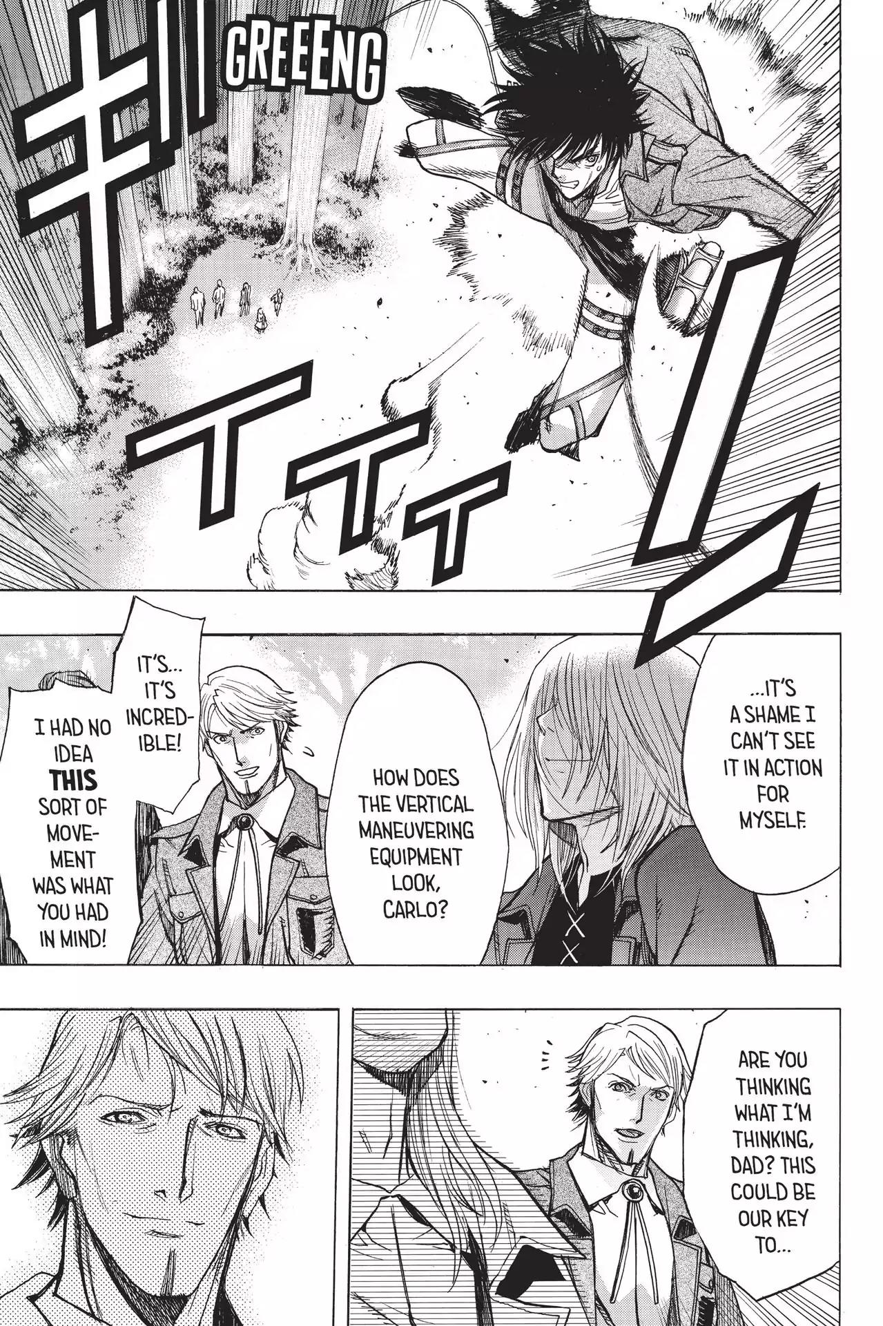 Shingeki no Kyojin - Before the Fall Chapter 45 page 28 - Chapter 45: Wings of the Bulwark