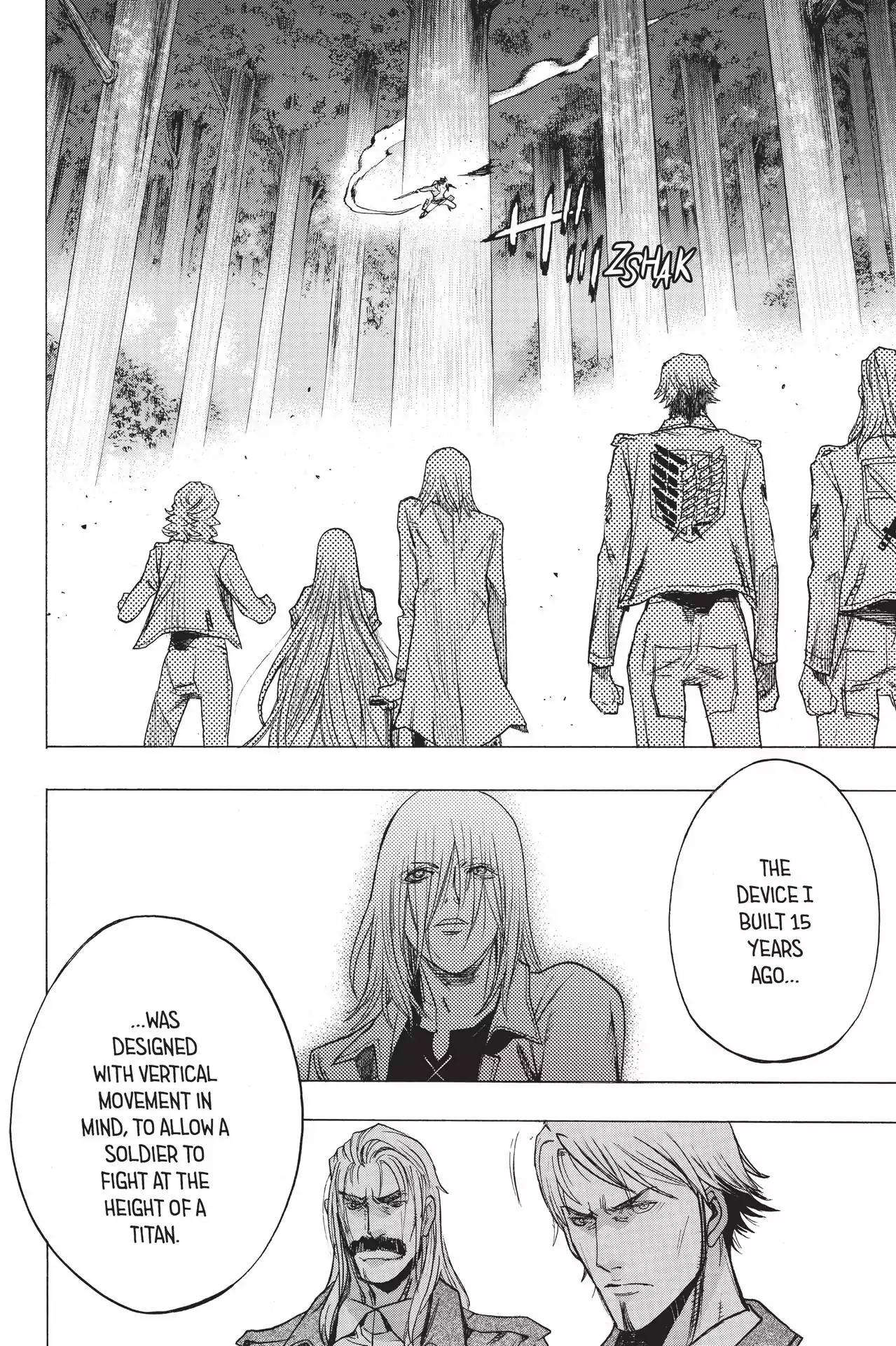 Shingeki no Kyojin - Before the Fall Chapter 45 page 34 - Chapter 45: Wings of the Bulwark