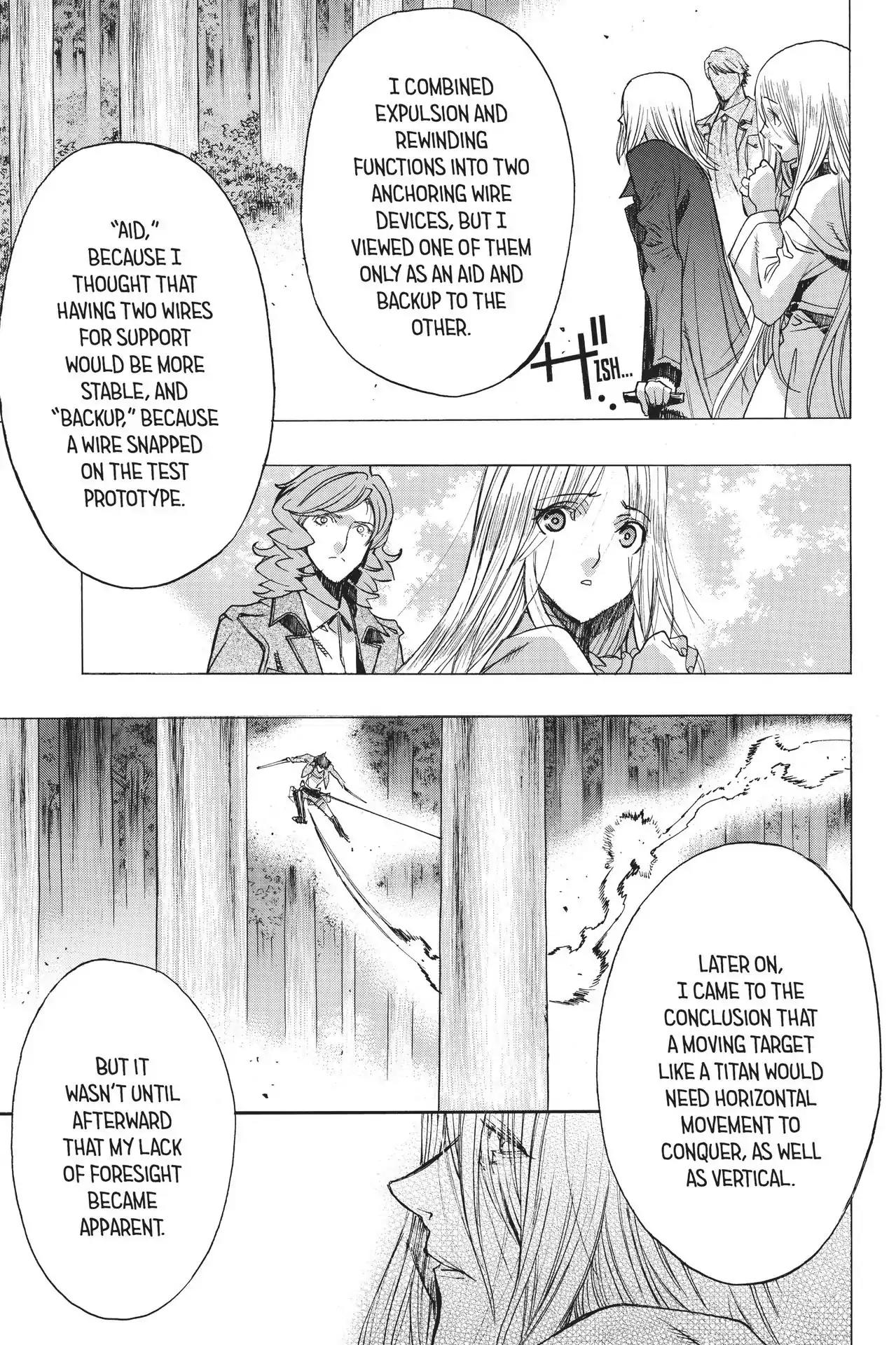 Shingeki no Kyojin - Before the Fall Chapter 45 page 35 - Chapter 45: Wings of the Bulwark