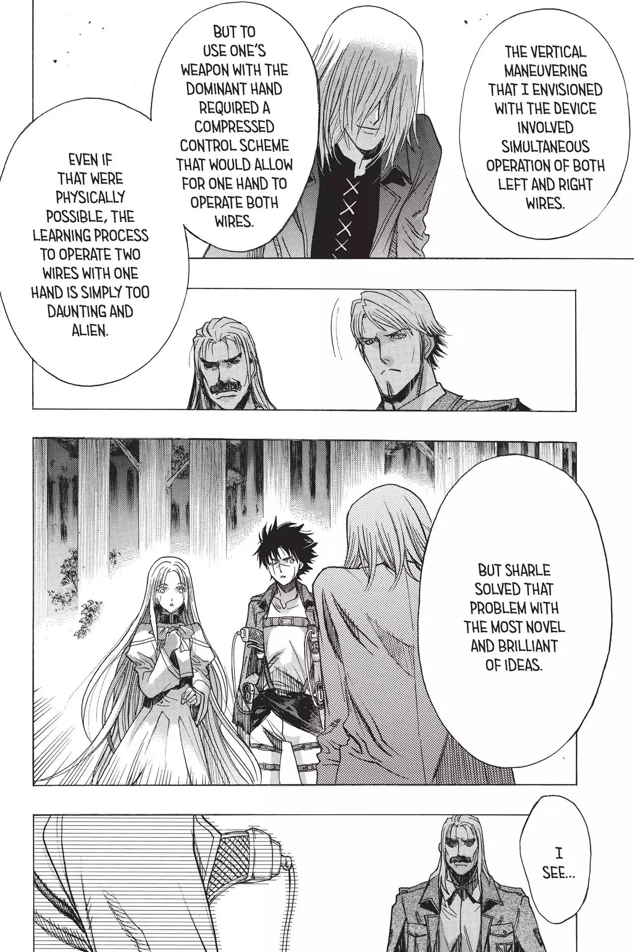 Shingeki no Kyojin - Before the Fall Chapter 45 page 46 - Chapter 45: Wings of the Bulwark