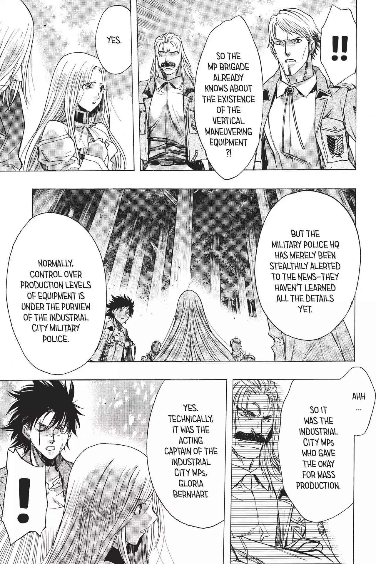 Shingeki no Kyojin - Before the Fall Chapter 45 page 51 - Chapter 45: Wings of the Bulwark
