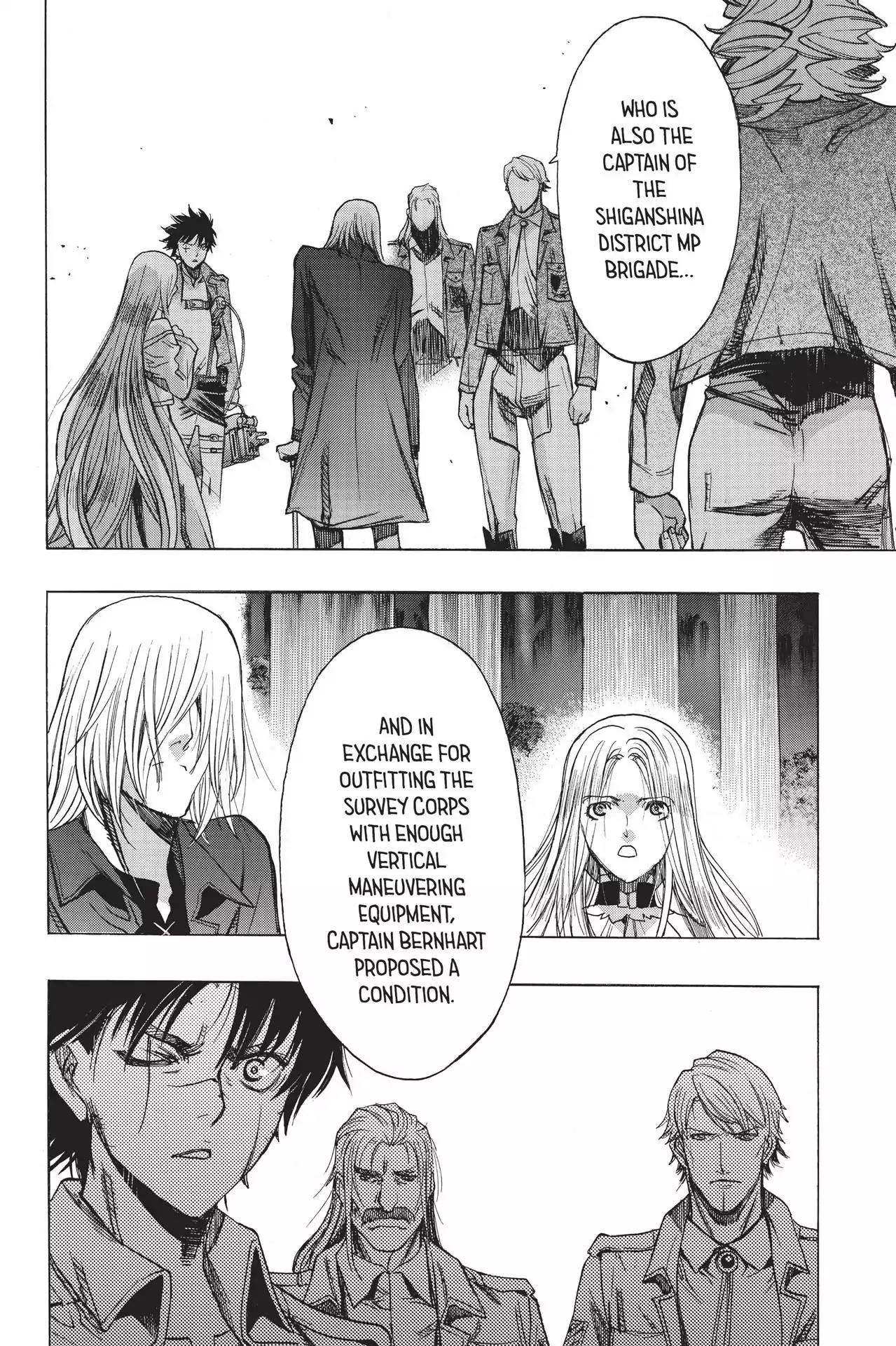 Shingeki no Kyojin - Before the Fall Chapter 45 page 52 - Chapter 45: Wings of the Bulwark