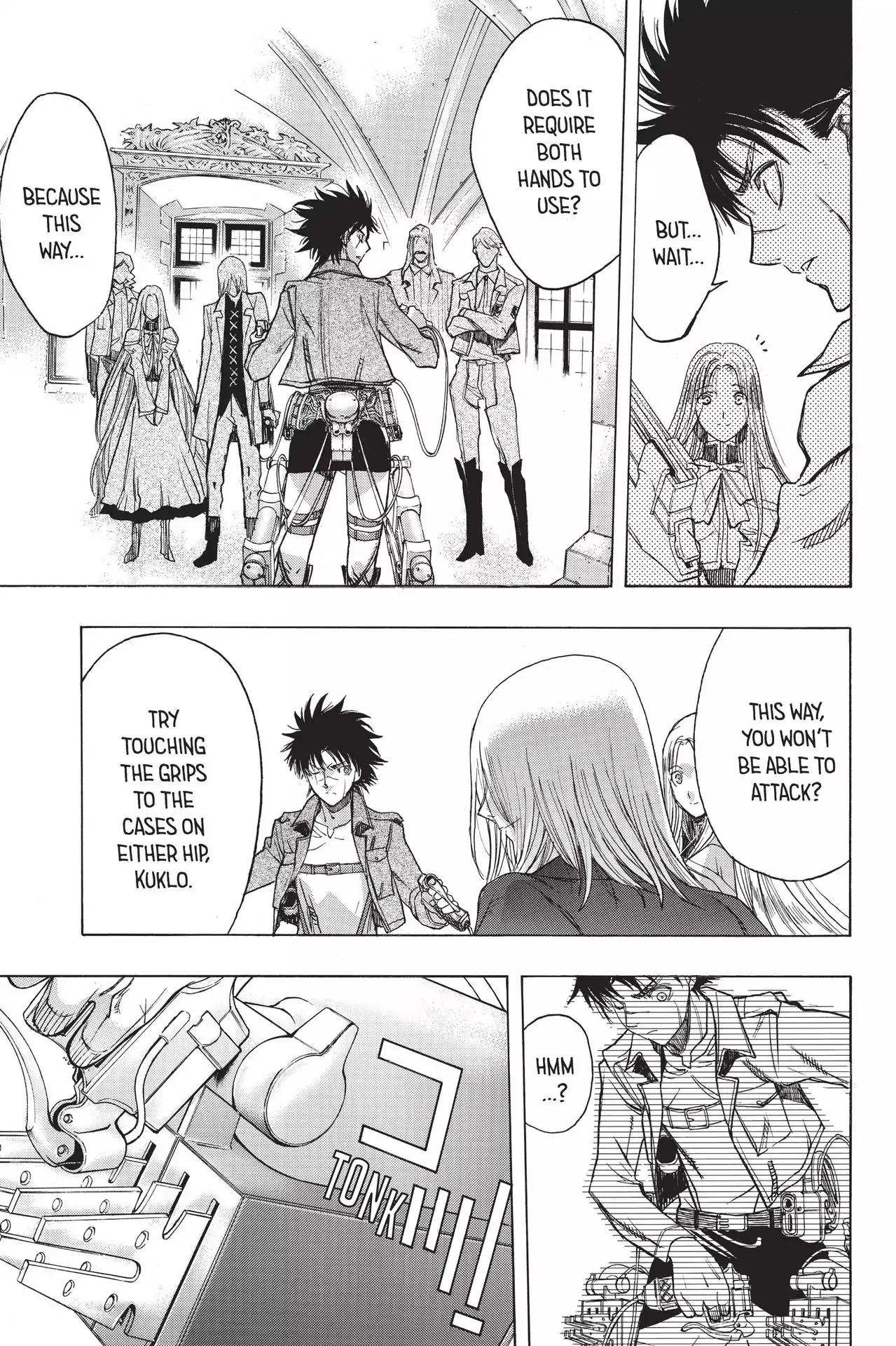 Shingeki no Kyojin - Before the Fall Chapter 45 page 9 - Chapter 45: Wings of the Bulwark