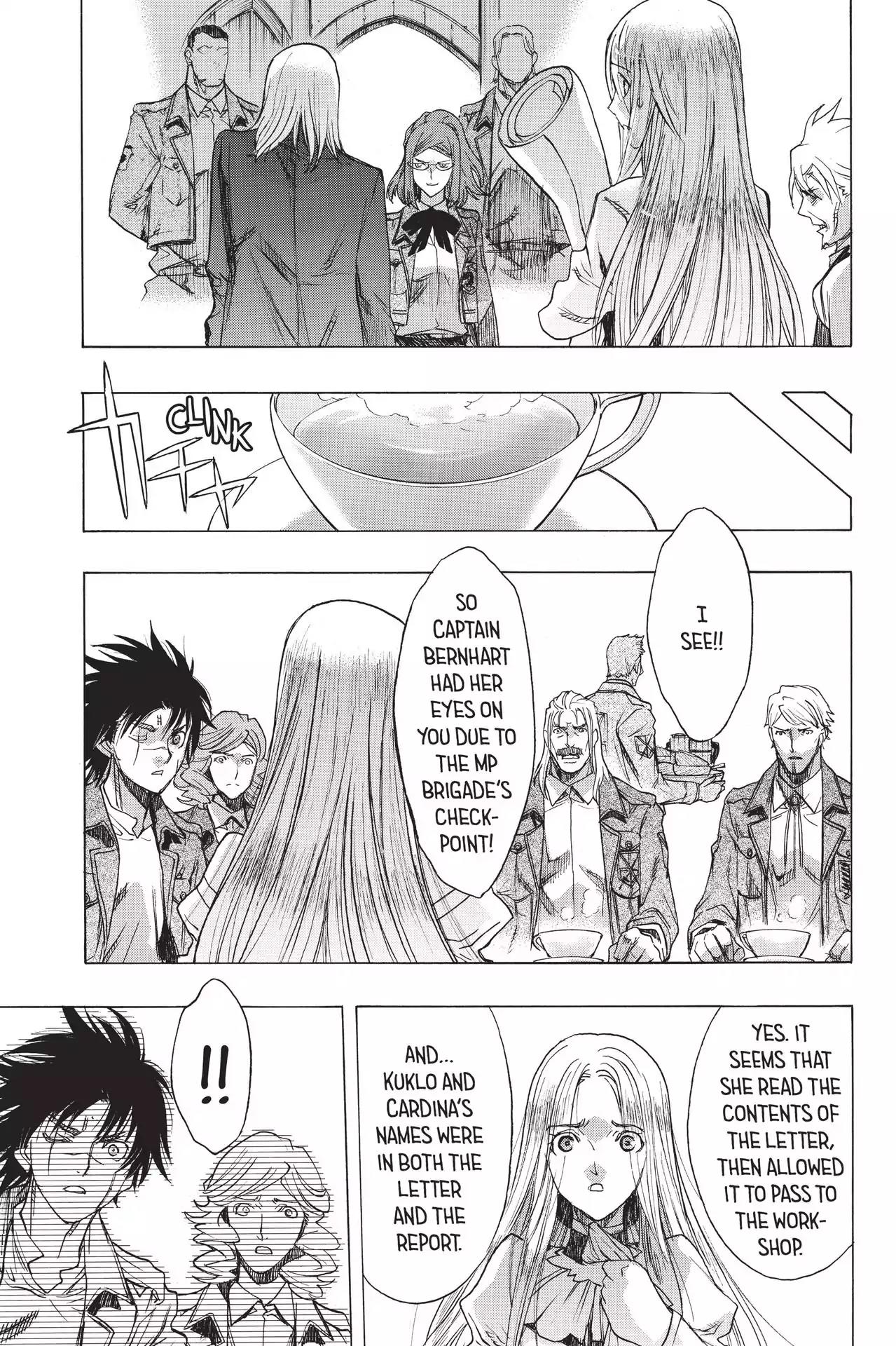 Shingeki no Kyojin - Before the Fall Chapter 46 page 16 - Chapter 46: Corps Crossroads