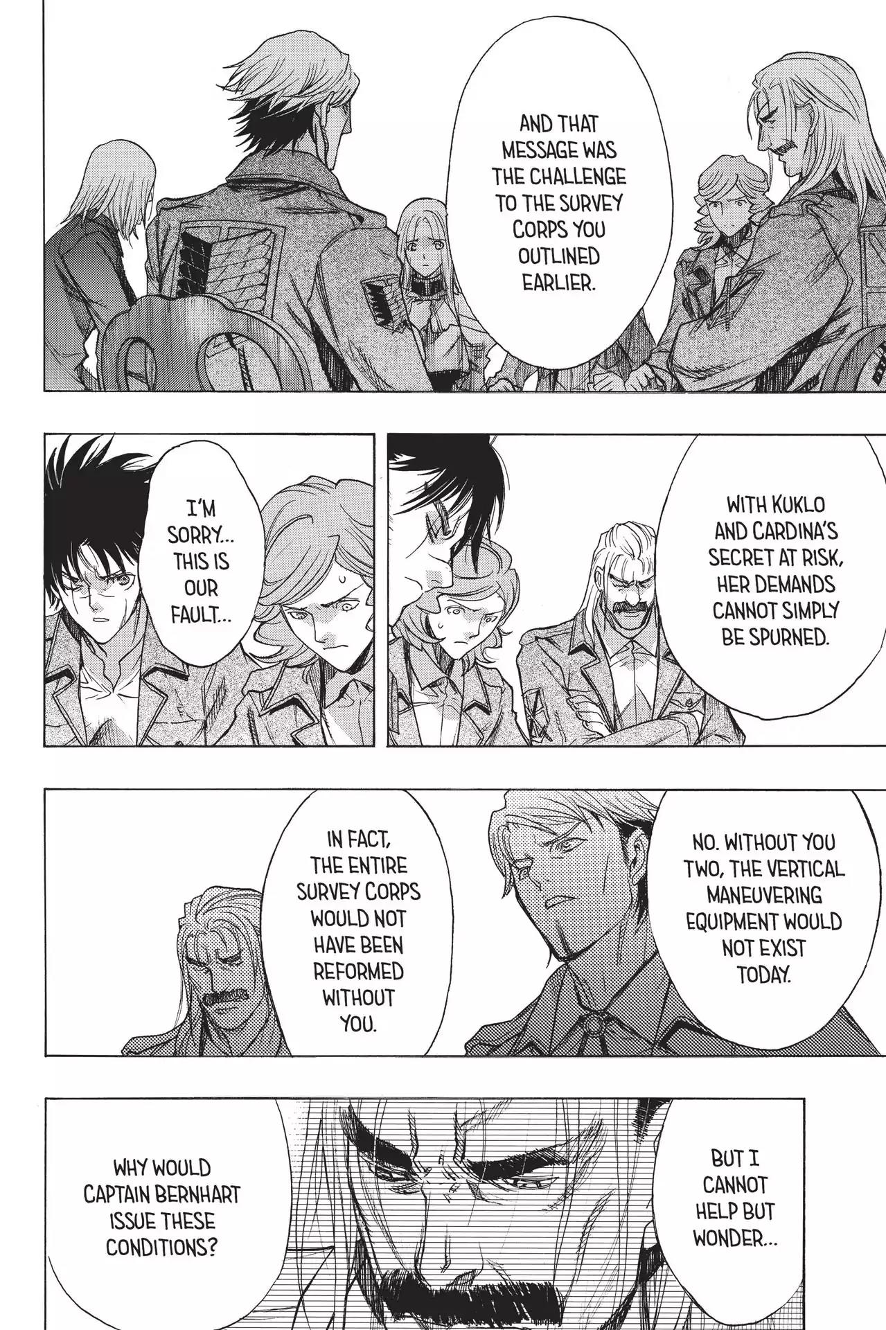 Shingeki no Kyojin - Before the Fall Chapter 46 page 19 - Chapter 46: Corps Crossroads