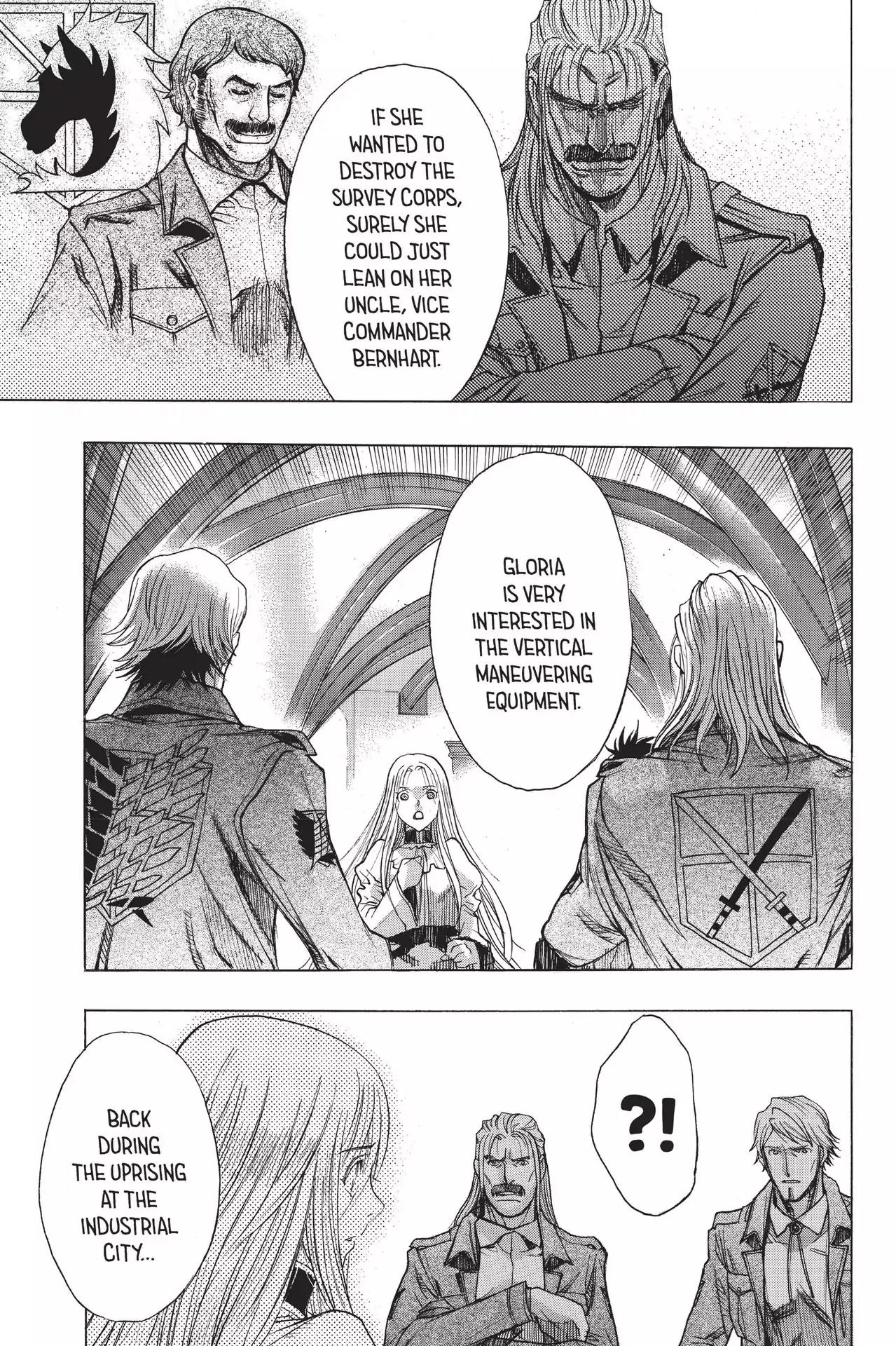 Shingeki no Kyojin - Before the Fall Chapter 46 page 20 - Chapter 46: Corps Crossroads