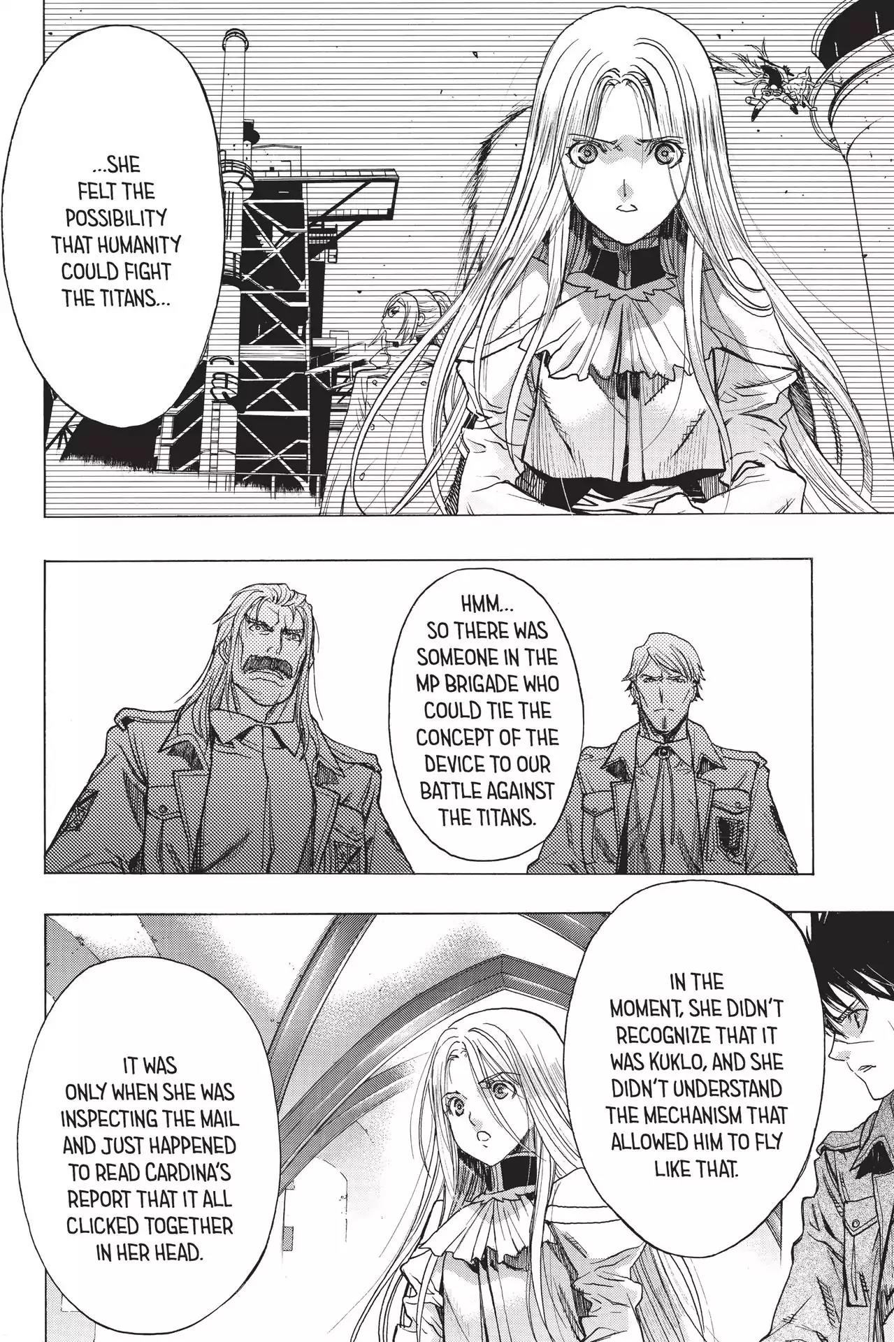 Shingeki no Kyojin - Before the Fall Chapter 46 page 23 - Chapter 46: Corps Crossroads