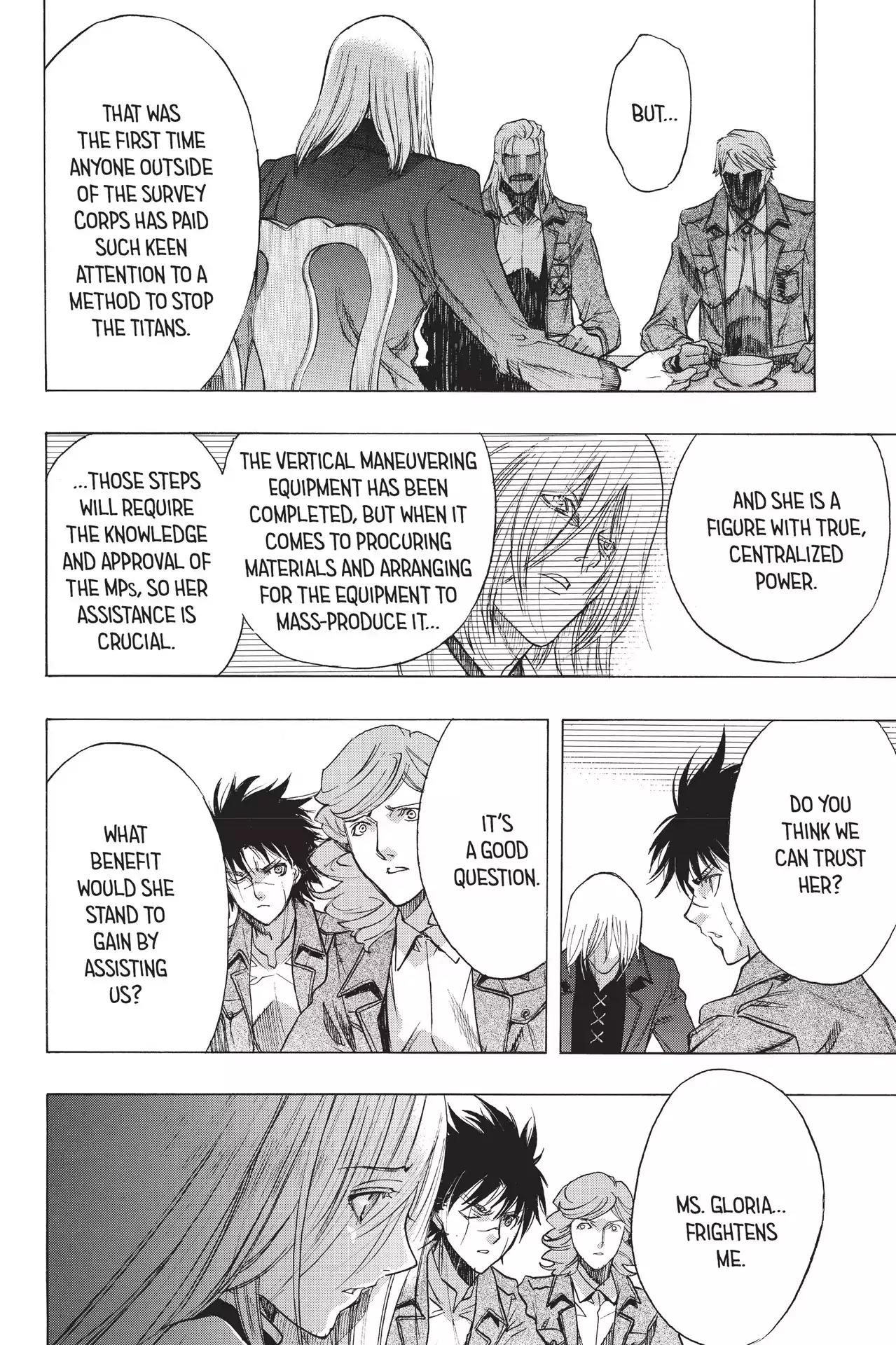 Shingeki no Kyojin - Before the Fall Chapter 46 page 25 - Chapter 46: Corps Crossroads