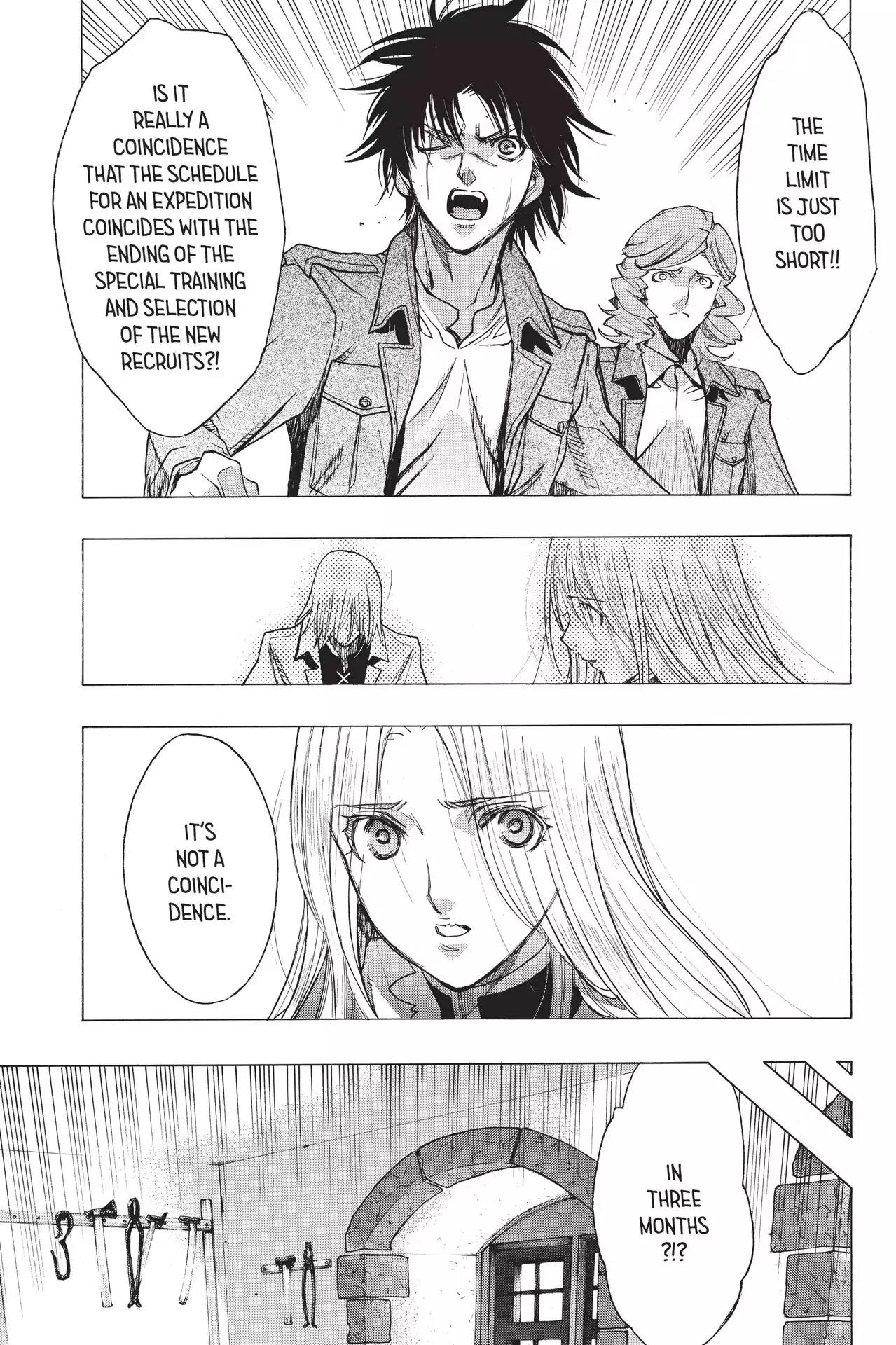 Shingeki no Kyojin - Before the Fall Chapter 46 page 28 - Chapter 46: Corps Crossroads