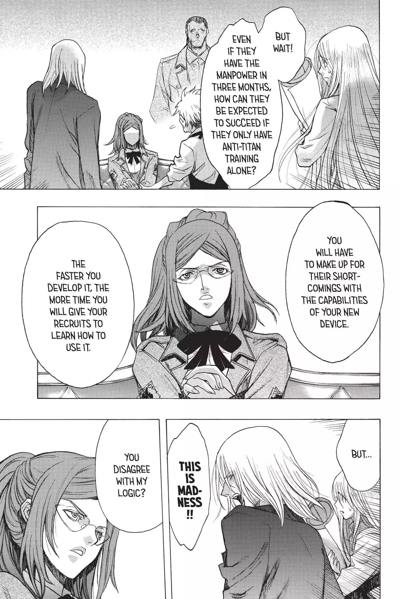 Shingeki no Kyojin - Before the Fall Chapter 46 page 30 - Chapter 46: Corps Crossroads