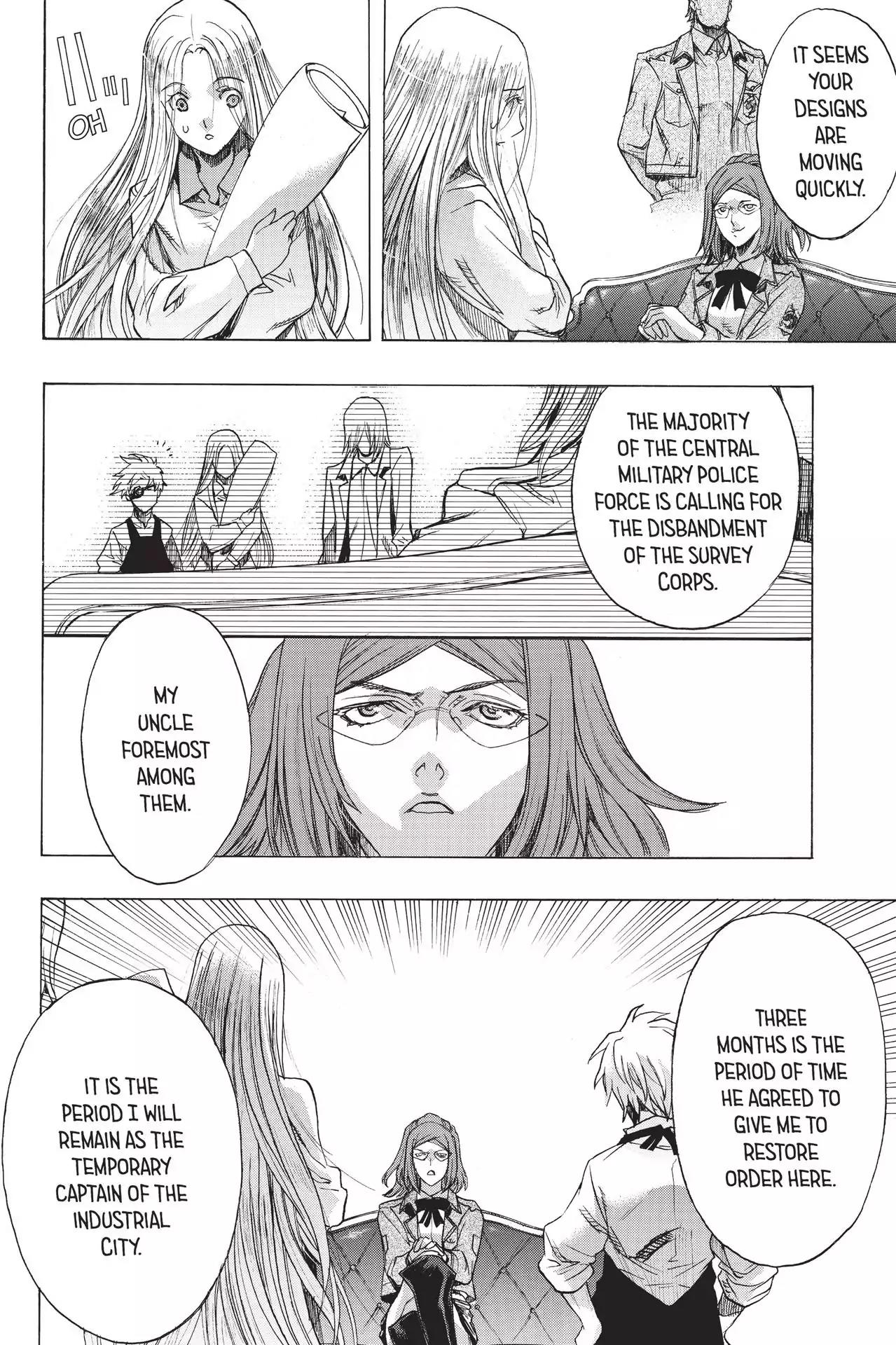 Shingeki no Kyojin - Before the Fall Chapter 46 page 31 - Chapter 46: Corps Crossroads